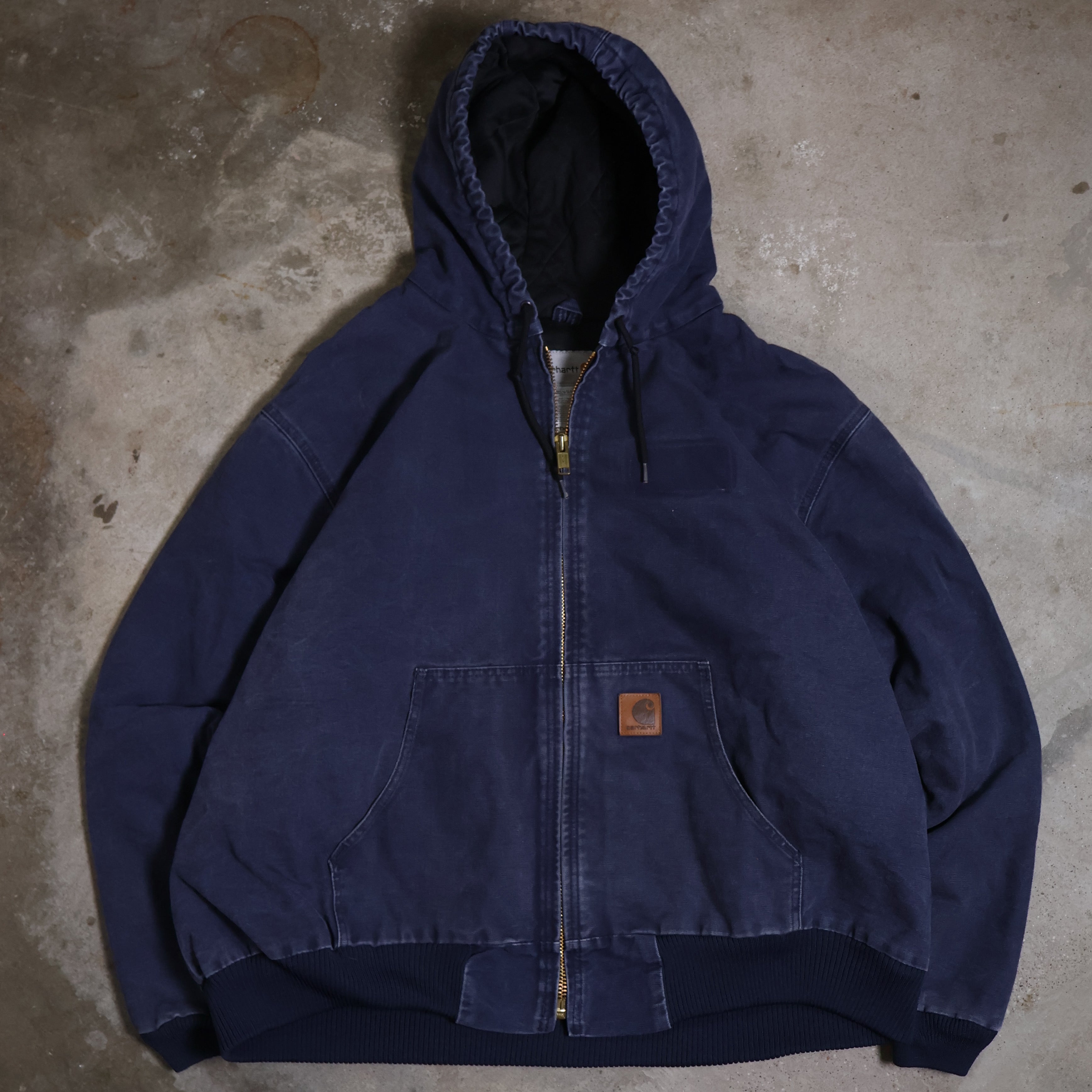 Navy Carhartt Canvas Work Jacket (XXXL)