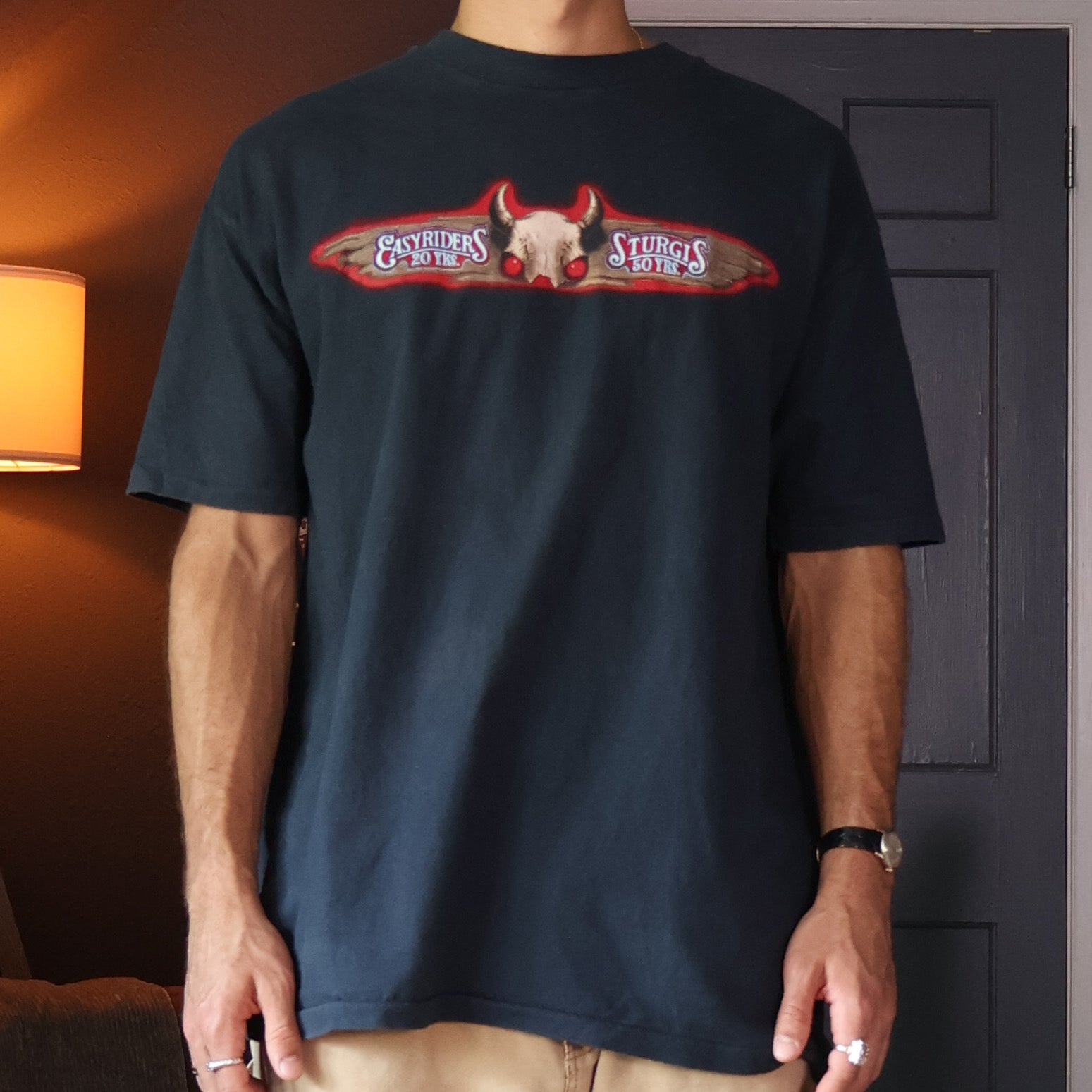 Sturgis x Easy Riders Anniversary T-Shirt 1990 (XXL)