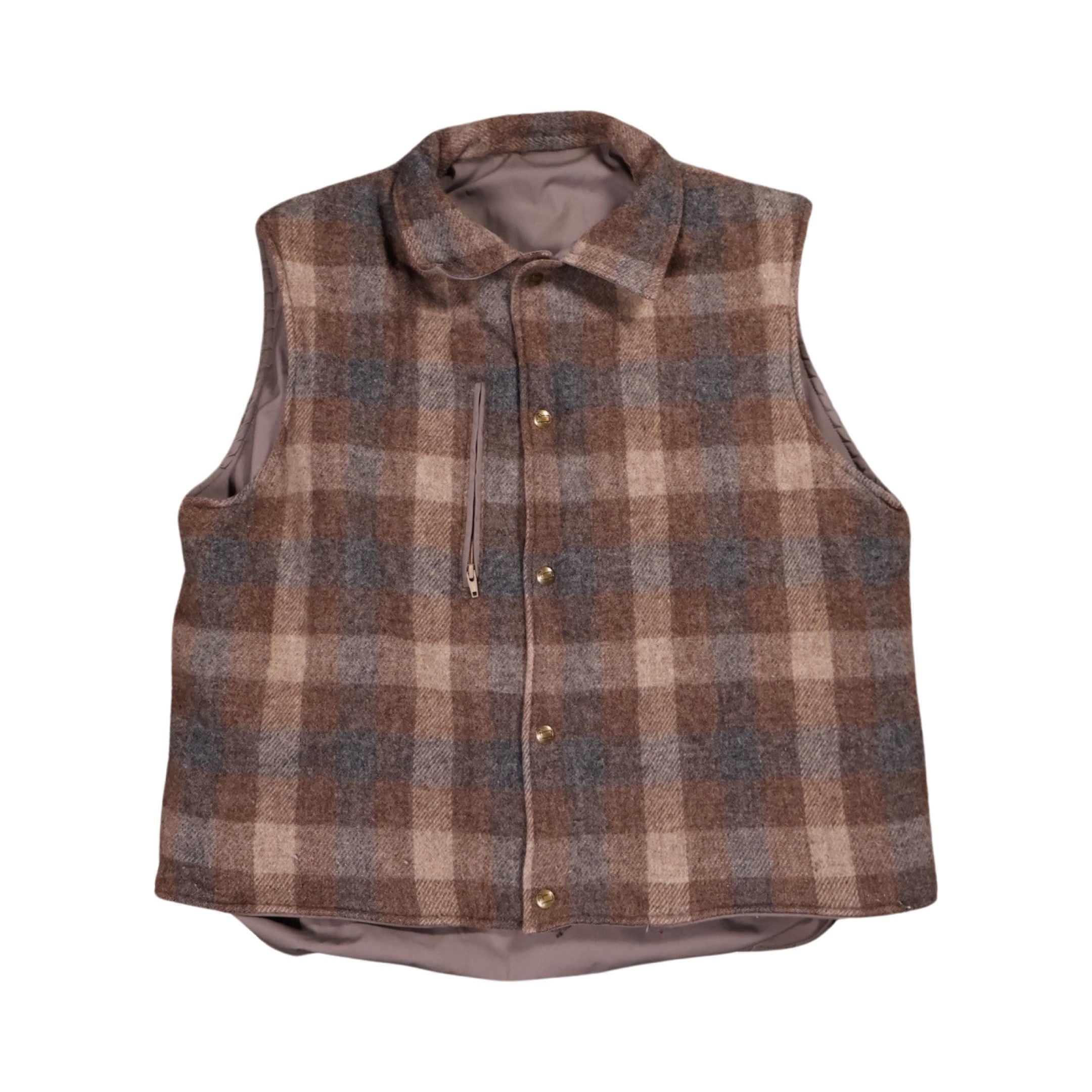 Woolrich Brown 90s Reversible Vest (XXL)