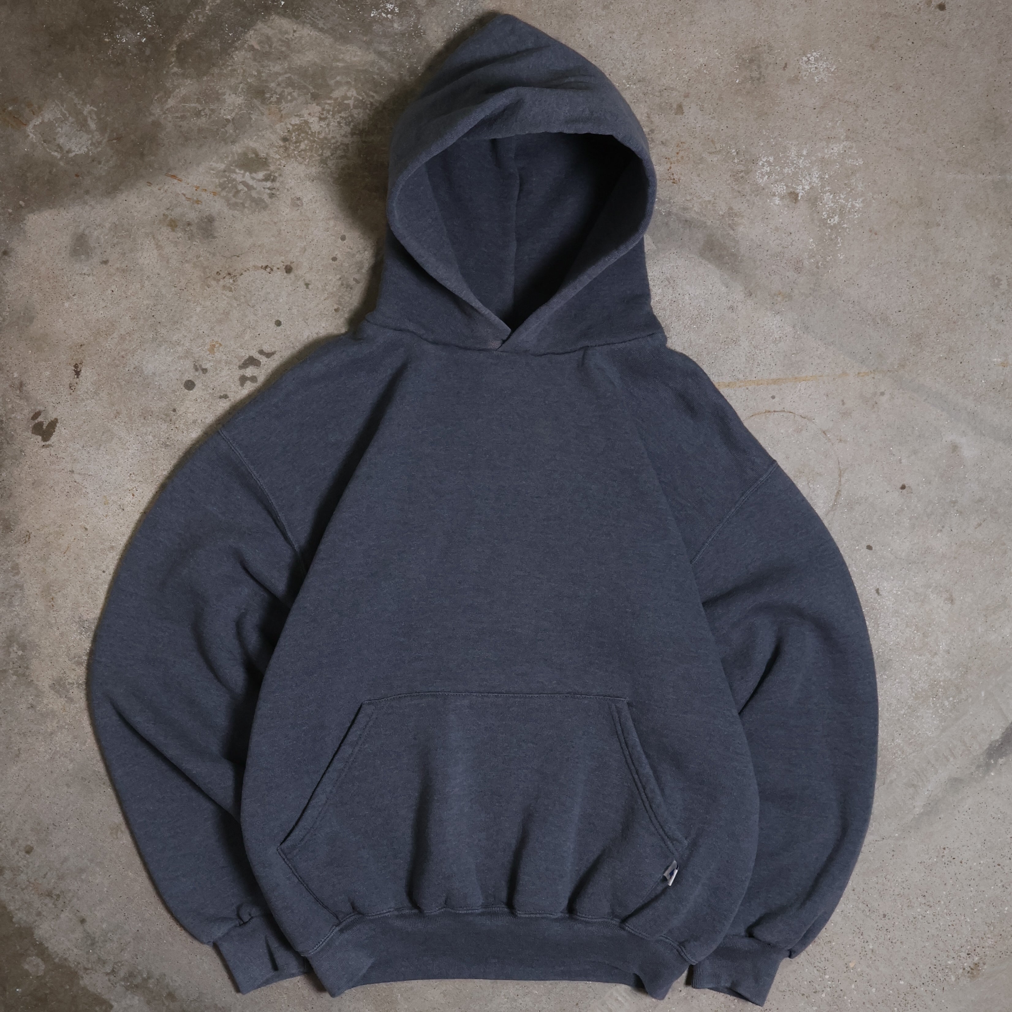 Gray Russell Blank Hoodie 00s (Medium)