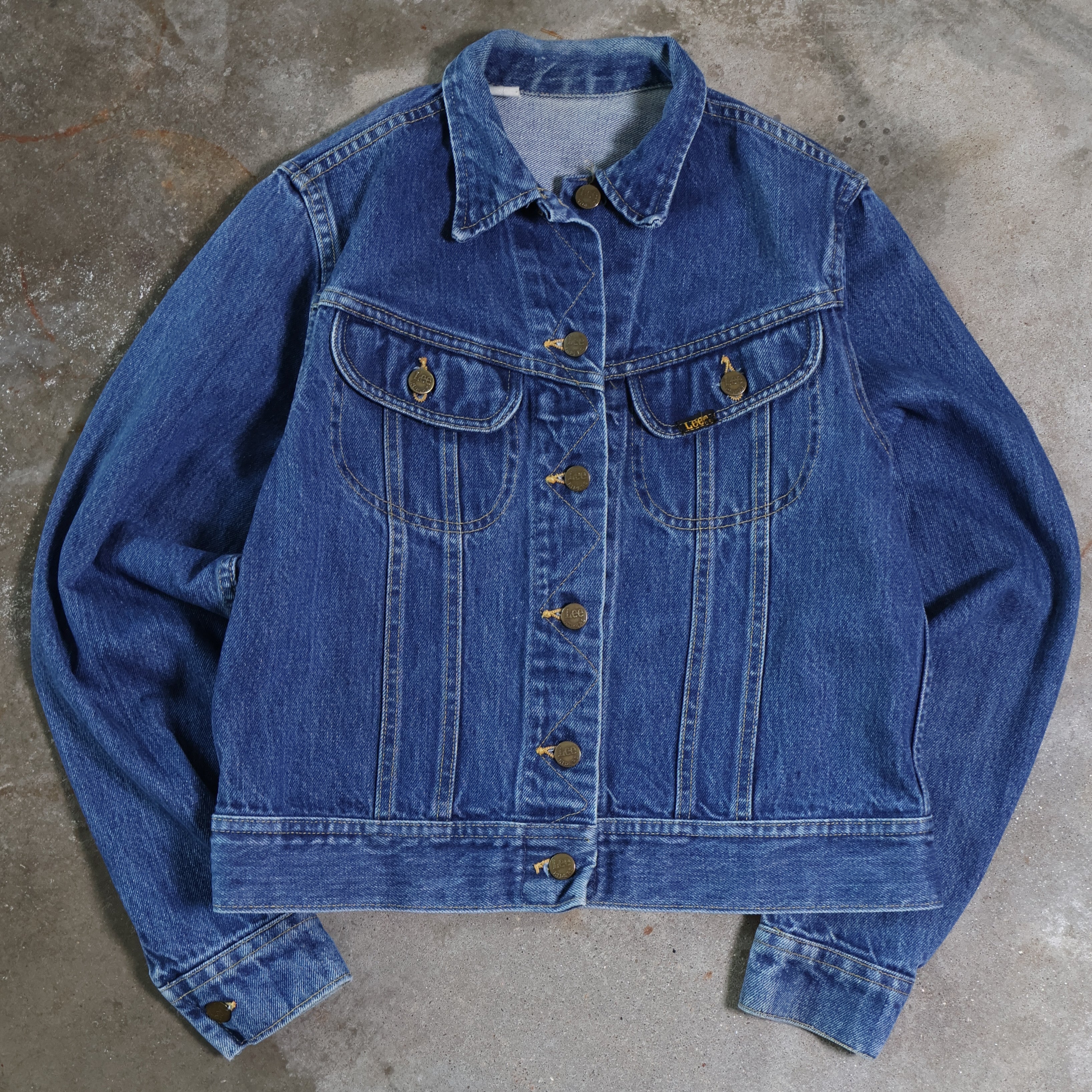 Lee Rider Denim Trucker Jacket 90s (Small)