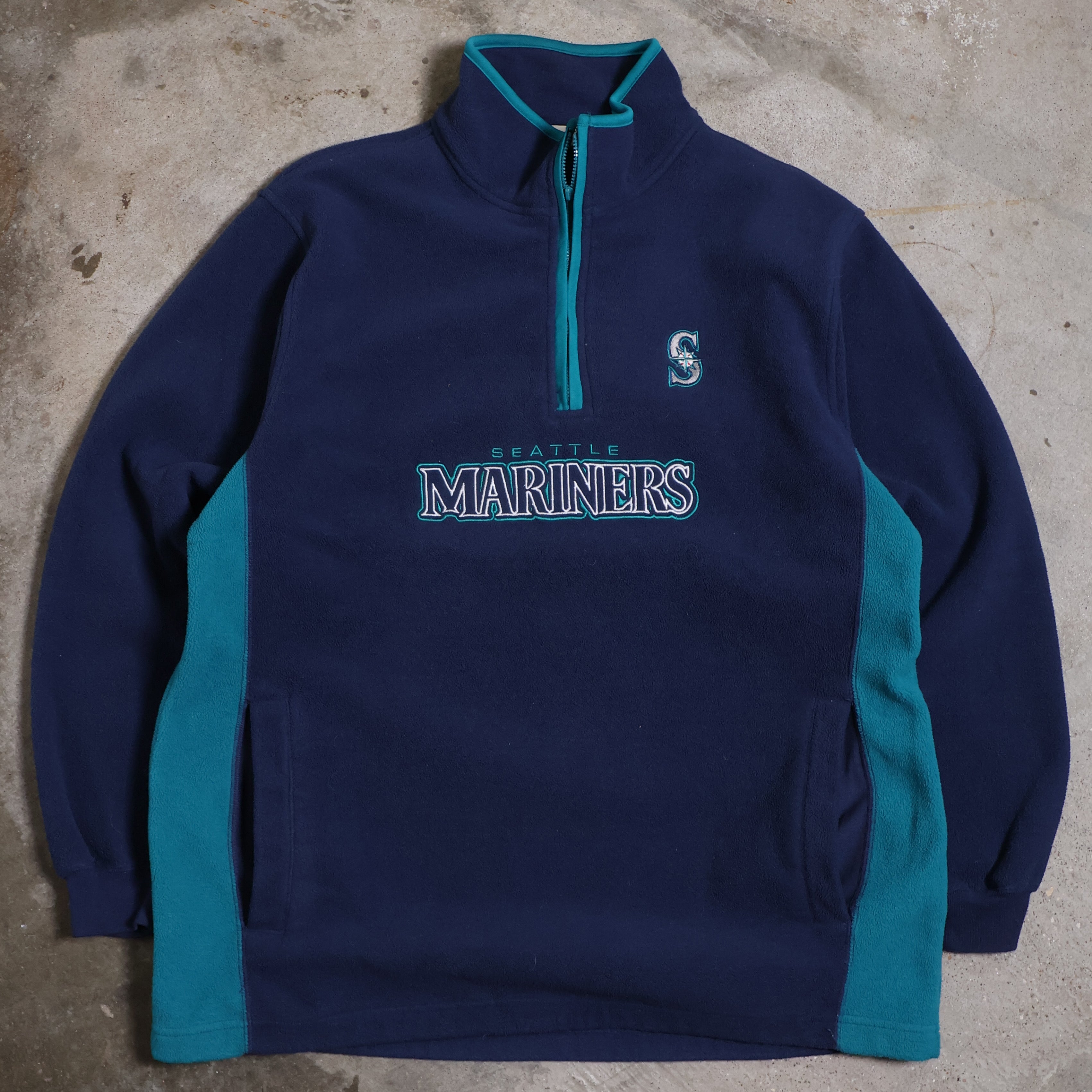 Seattle Mariners Quarterzip Fleece 00s (XL)