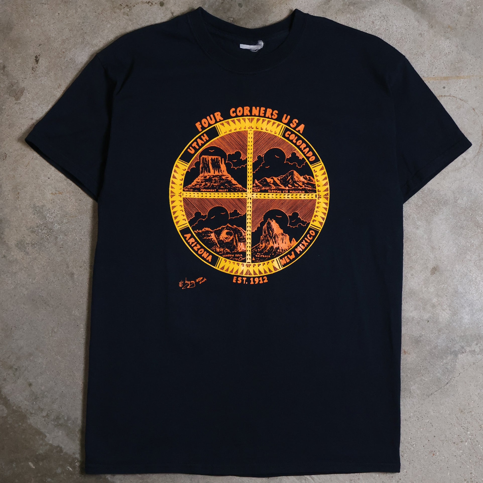 Four Corners USA T-Shirt 00s (Medium)