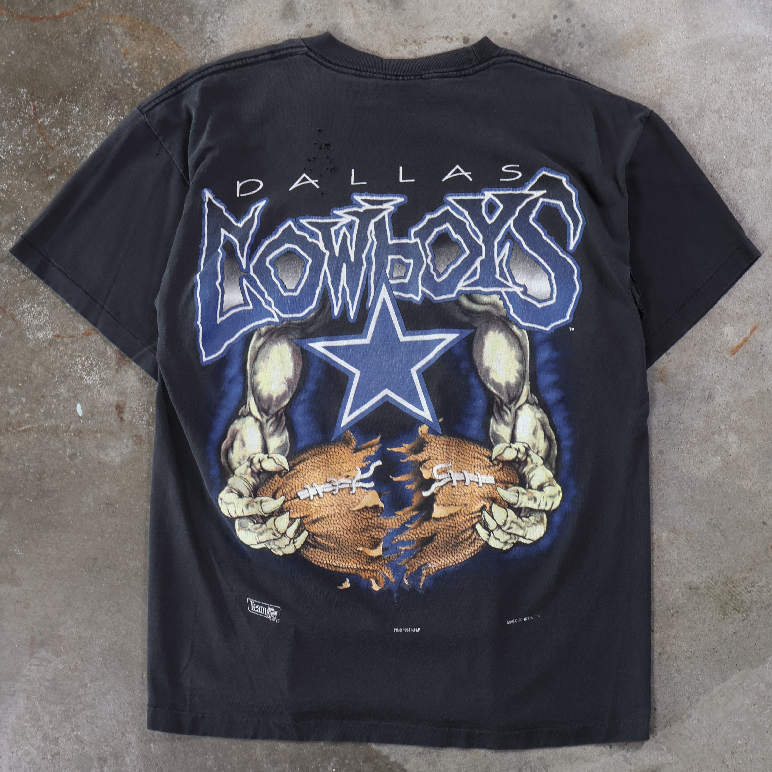 Dallas Cowboys Distressed T-Shirt 1994 (Large)
