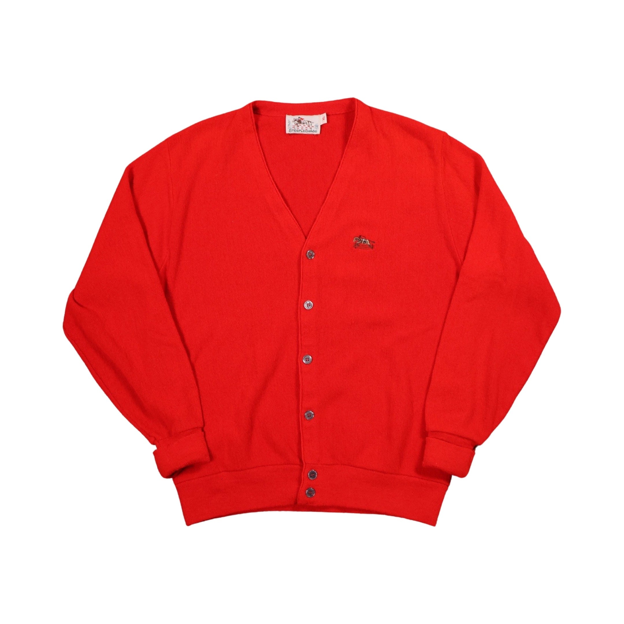 Red 90s Cardigan (Large)