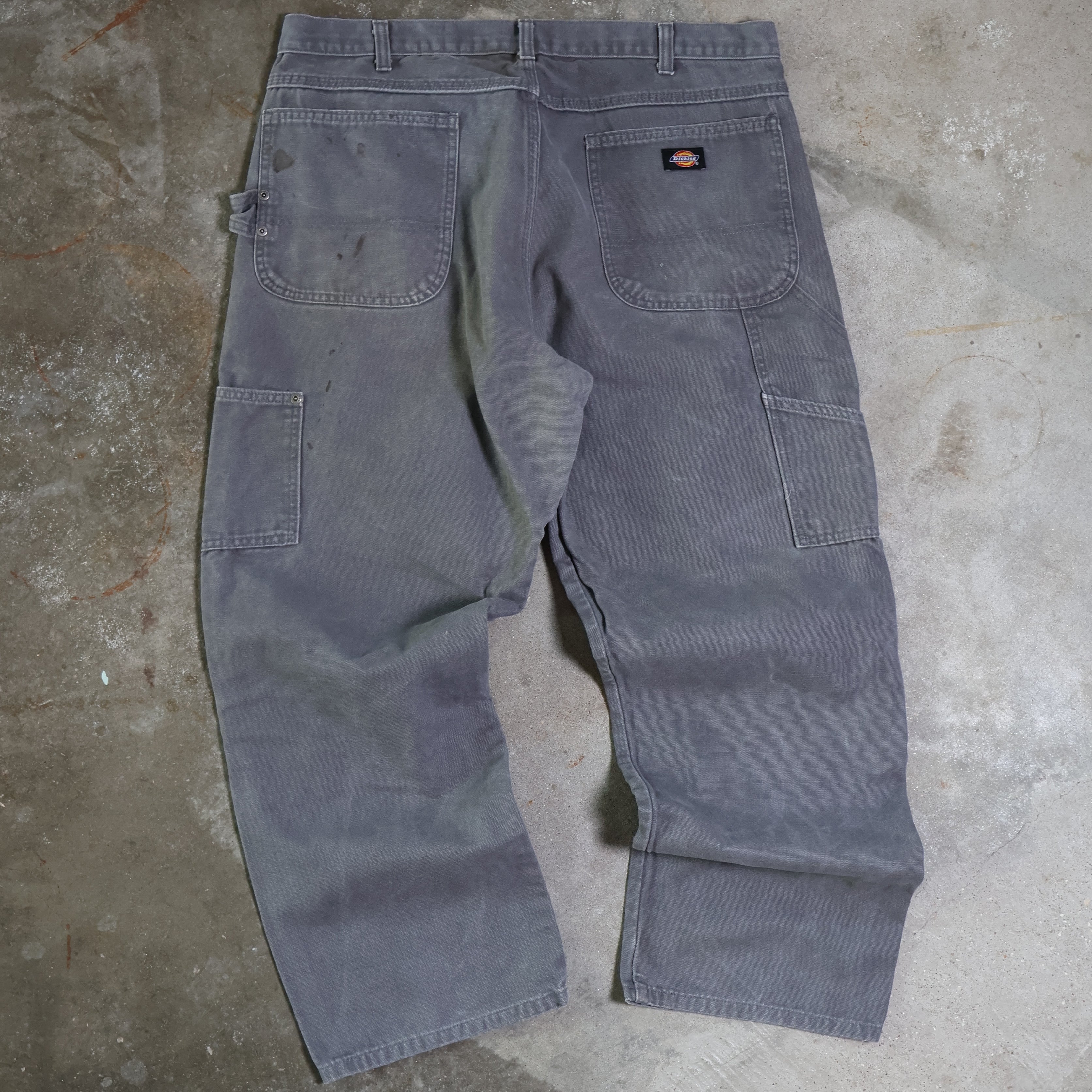 Gray Dickies Double Knees Carpenter Pants (37")