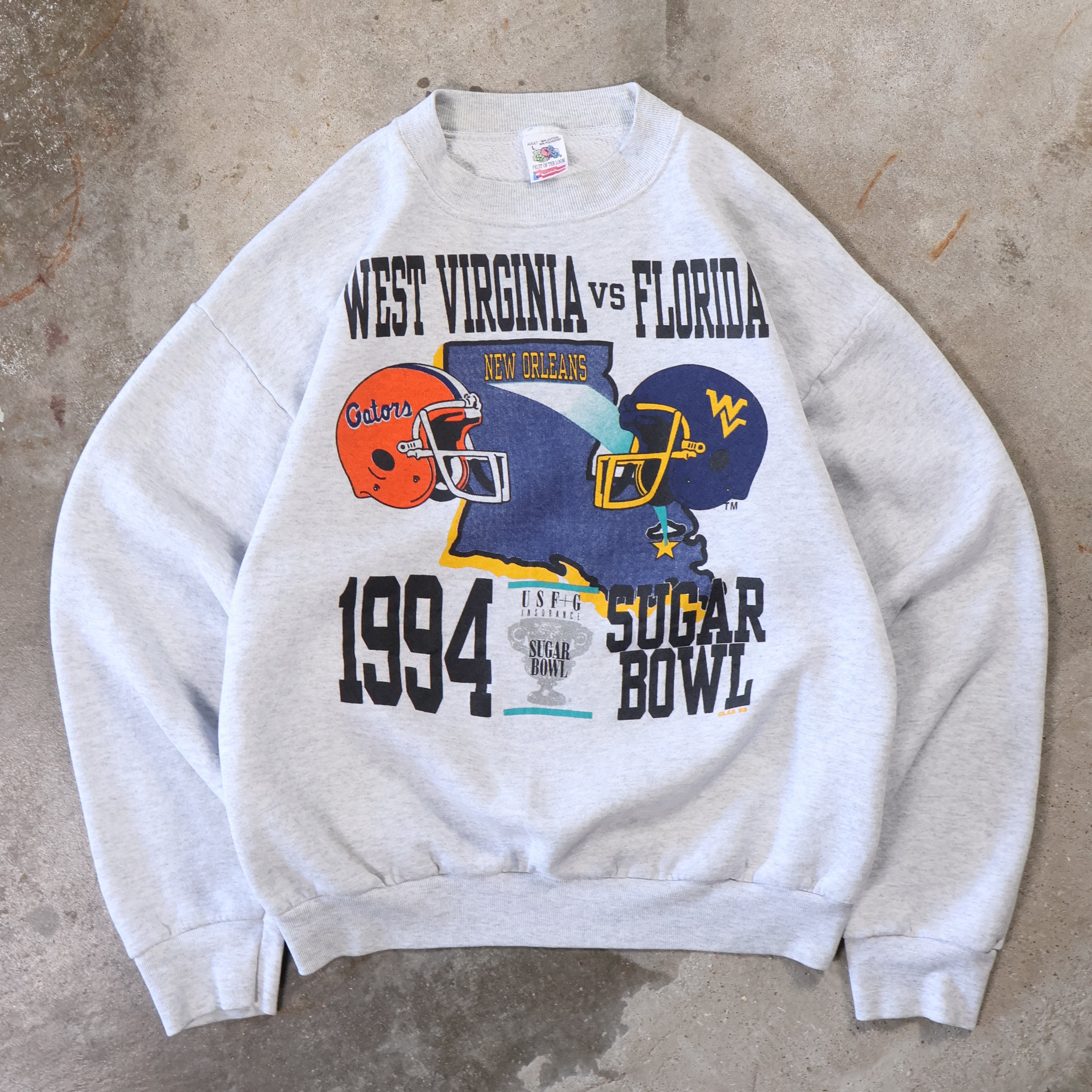 Sugar Bowl 1994 Florida vs West Virginia Sweatshirt (Medium)