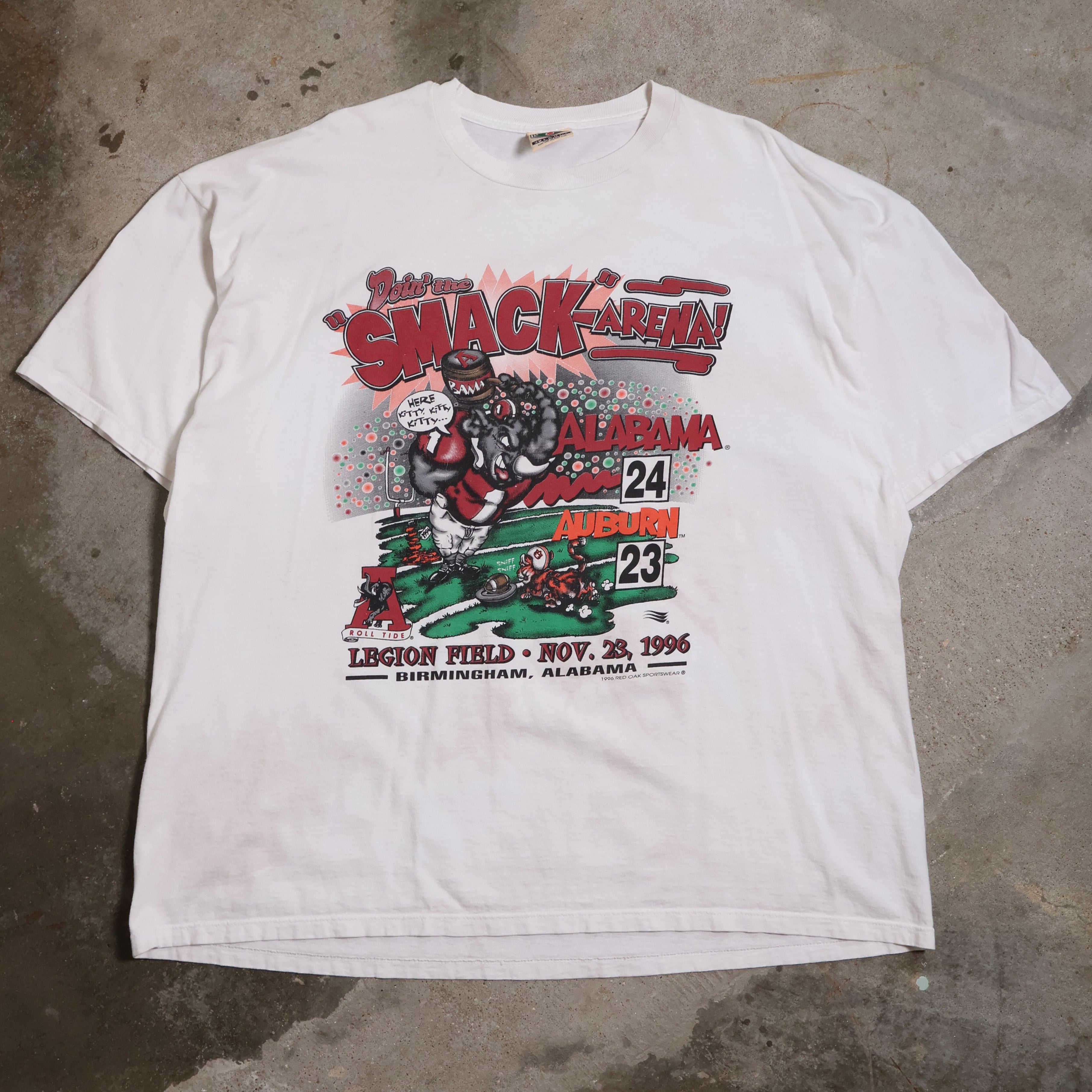 Alabama vs. Aurburn Rivalry Game T-Shirt 1996 (XXXL)