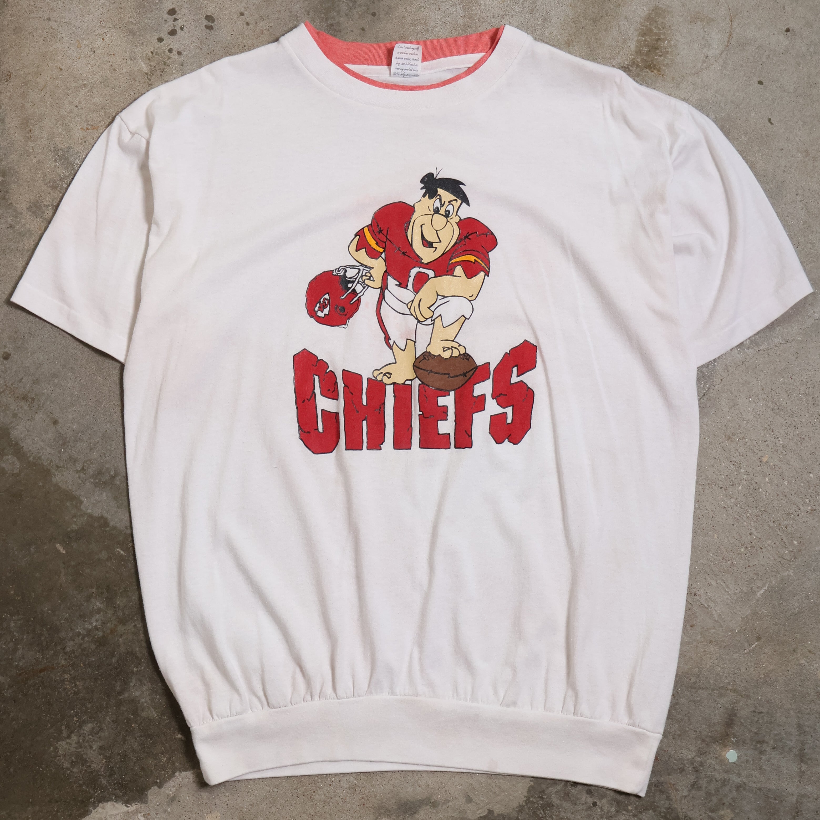 Fred Flintstone Chiefs T-Shirt 90s (XL)