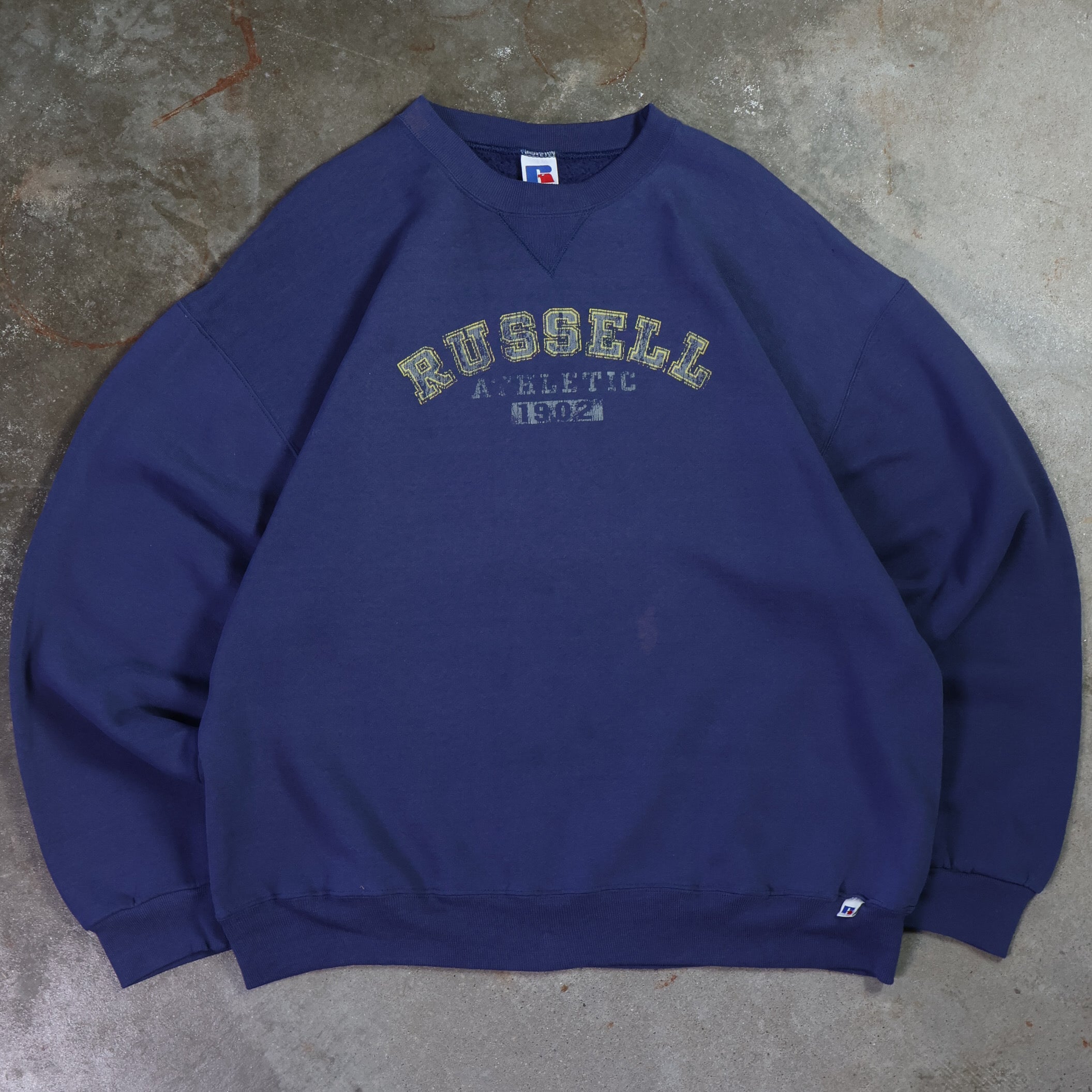 Russell Spellout Sweatshirt 90s (XL)