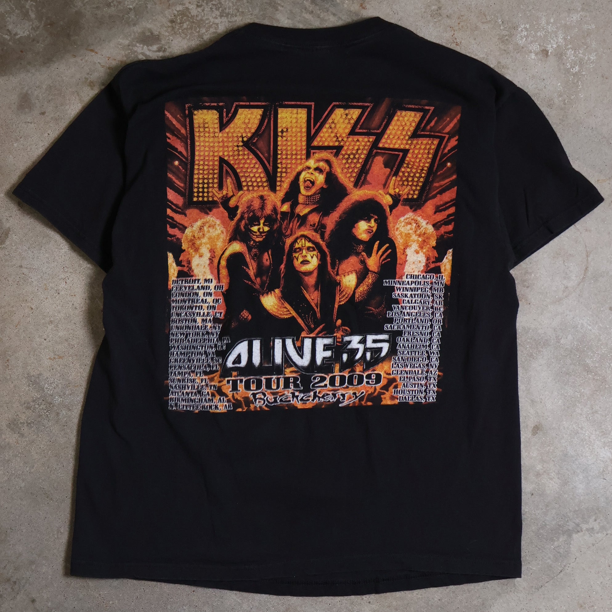 Kiss Alive Tour 2009 T-Shirt (Large)