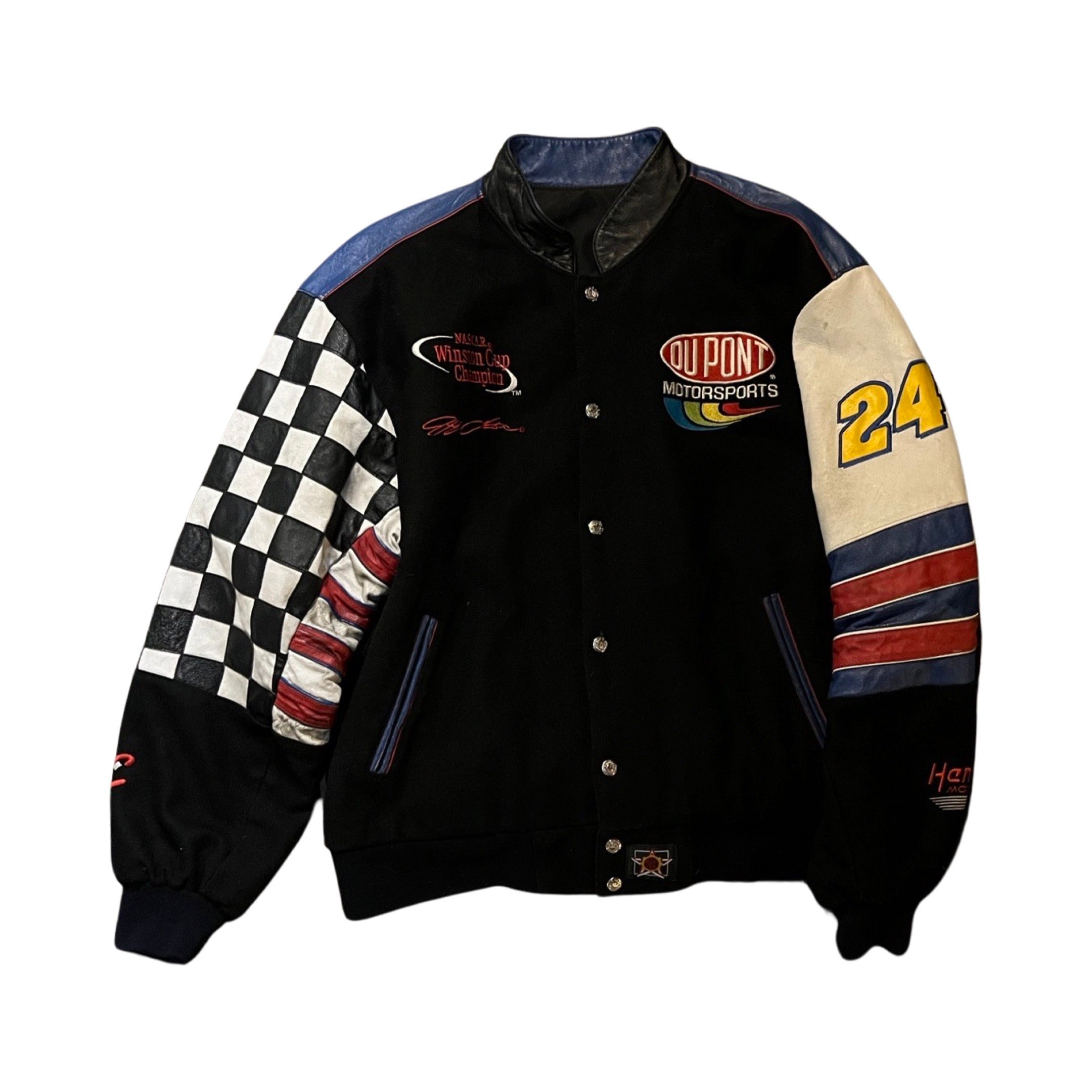 Reversible Jeff Gordon NASCAR Leather Jacket Grail (XL)