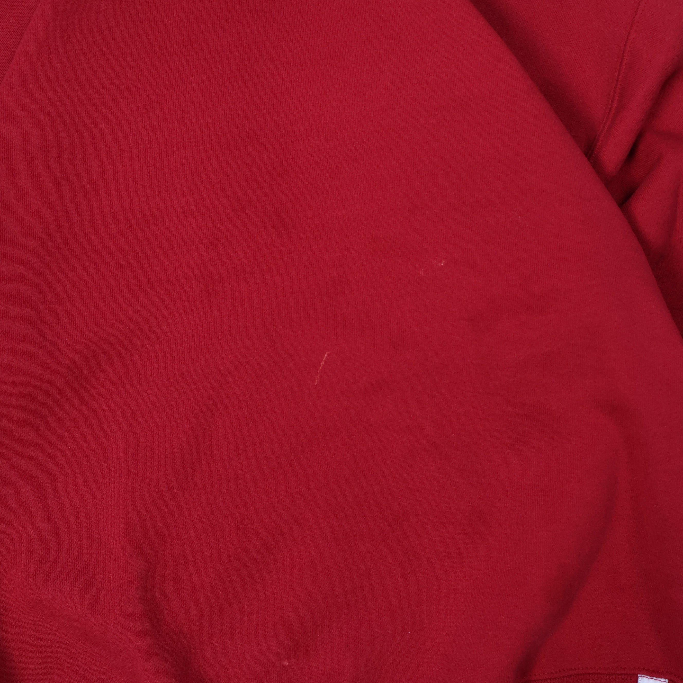 Red Russell Blank Sweatshirt 90s (XL)