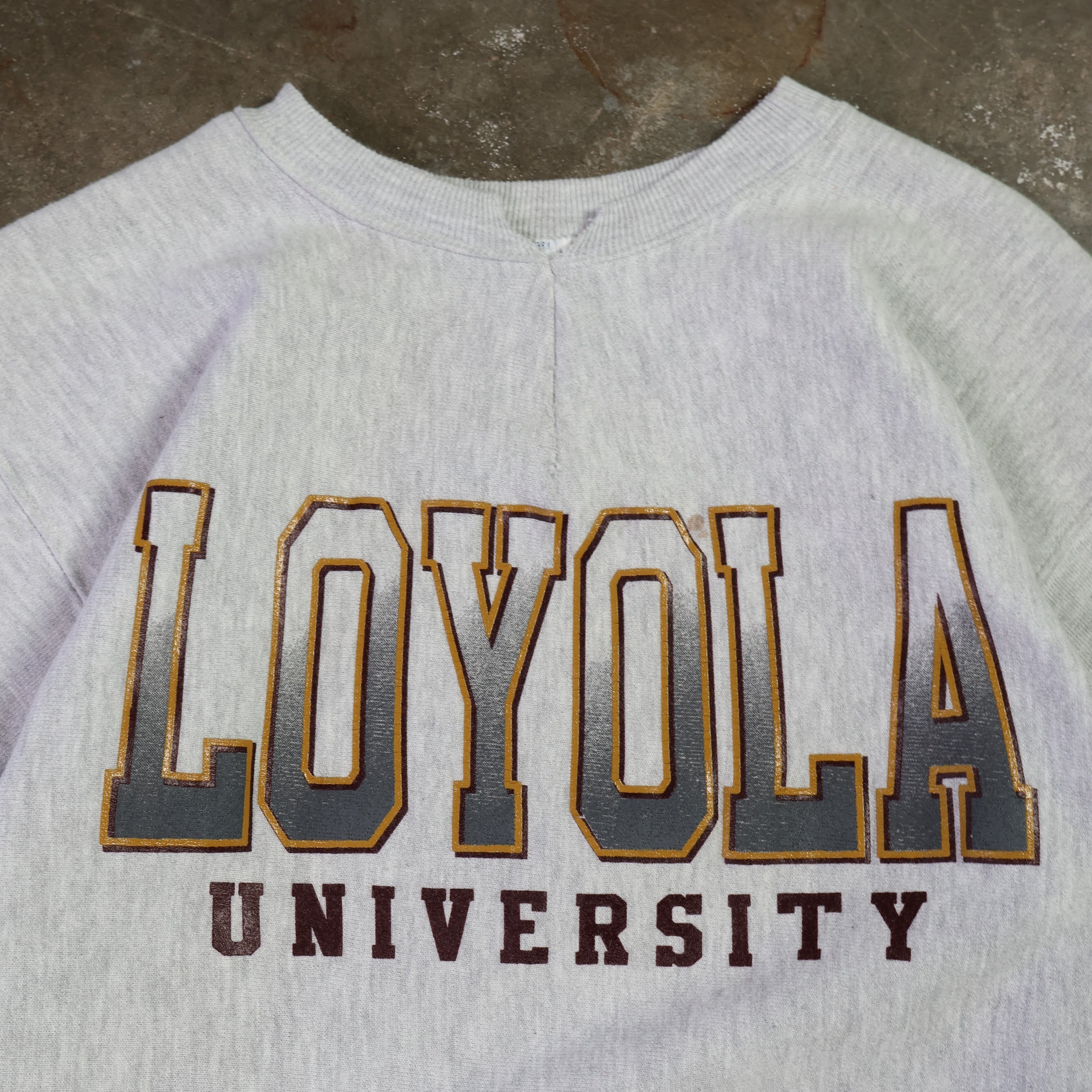 Loyola University Champion Reverse Weave Sweatshirt 90s (Large)