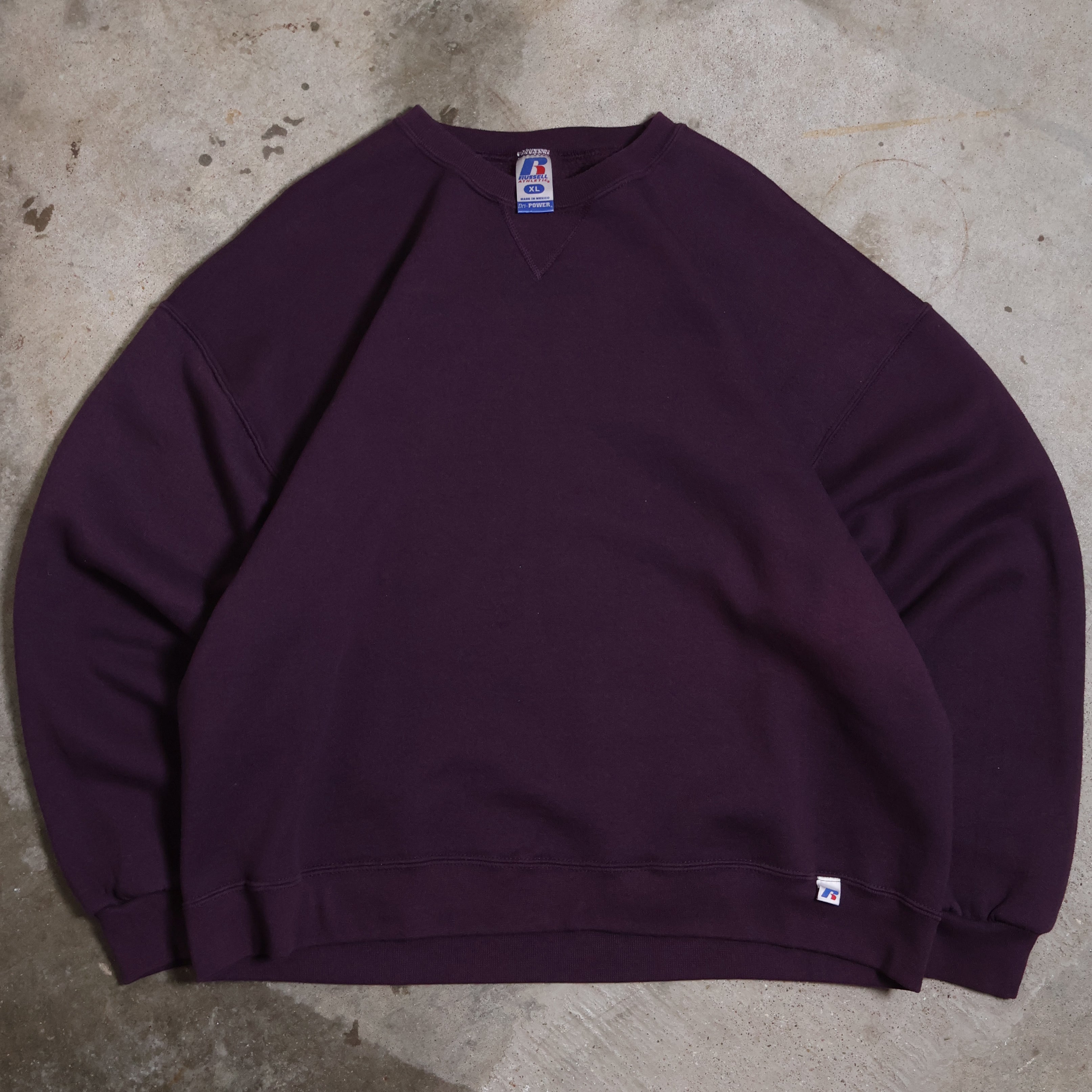 Purple Russell Blank Sweatshirt 00s (XL)