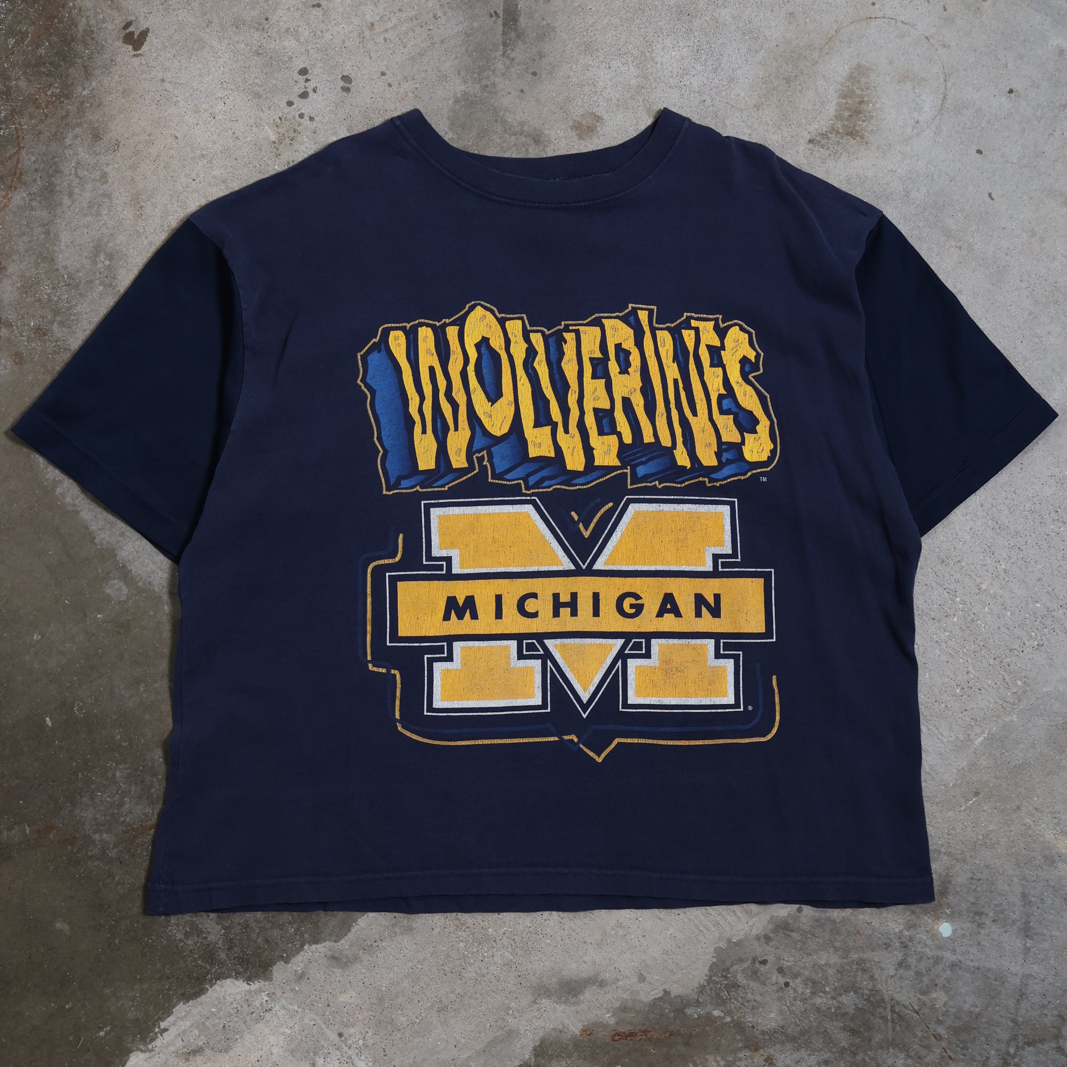 Boxy Michigan Wolverines T-Shirt 90s (XL)