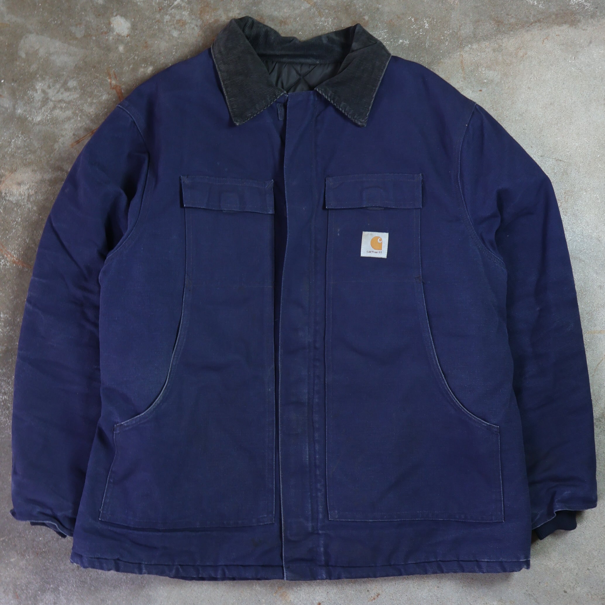 Navy Carhartt Work Jacket (XXL)