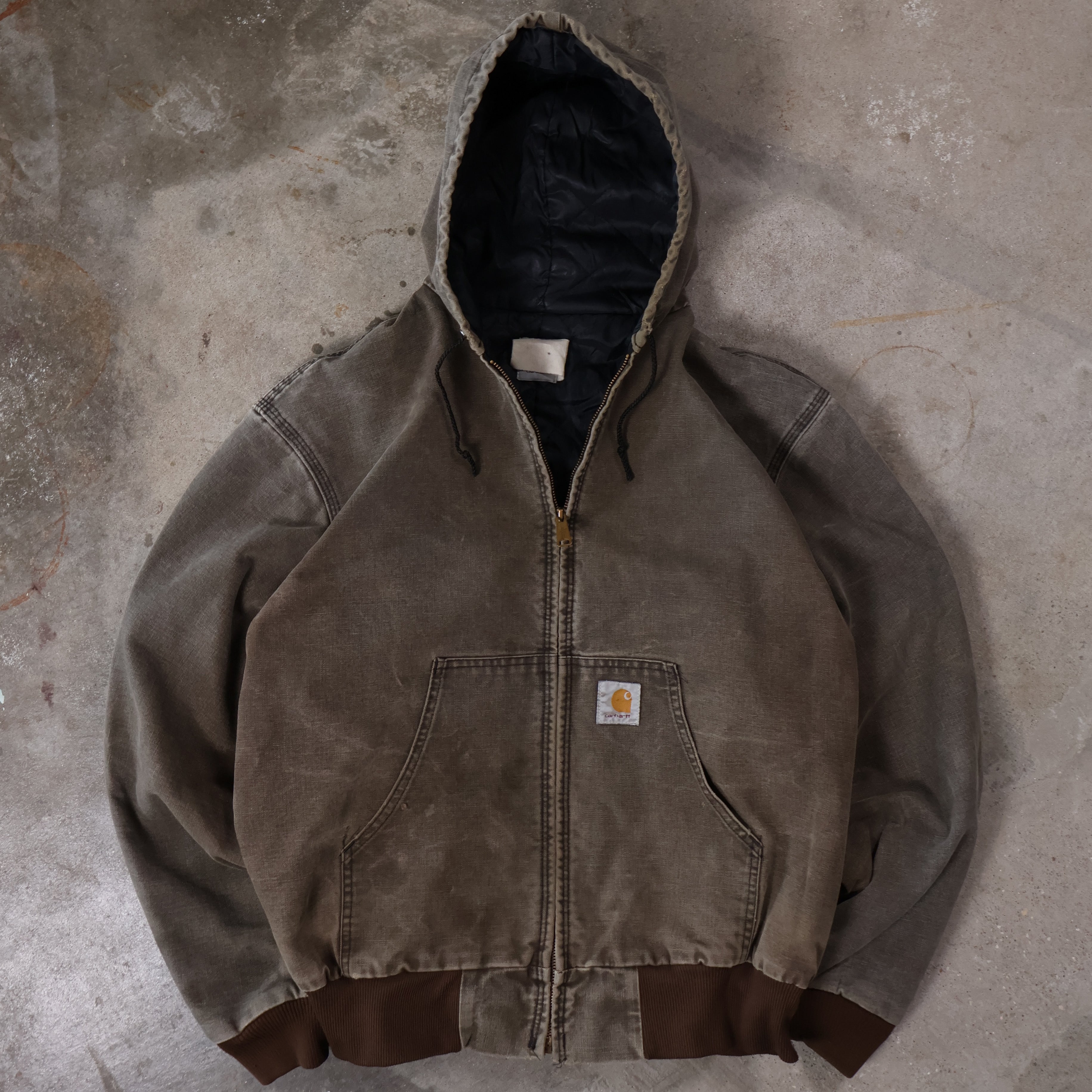 Brown Carharrt Work Jacket 90s (Large)