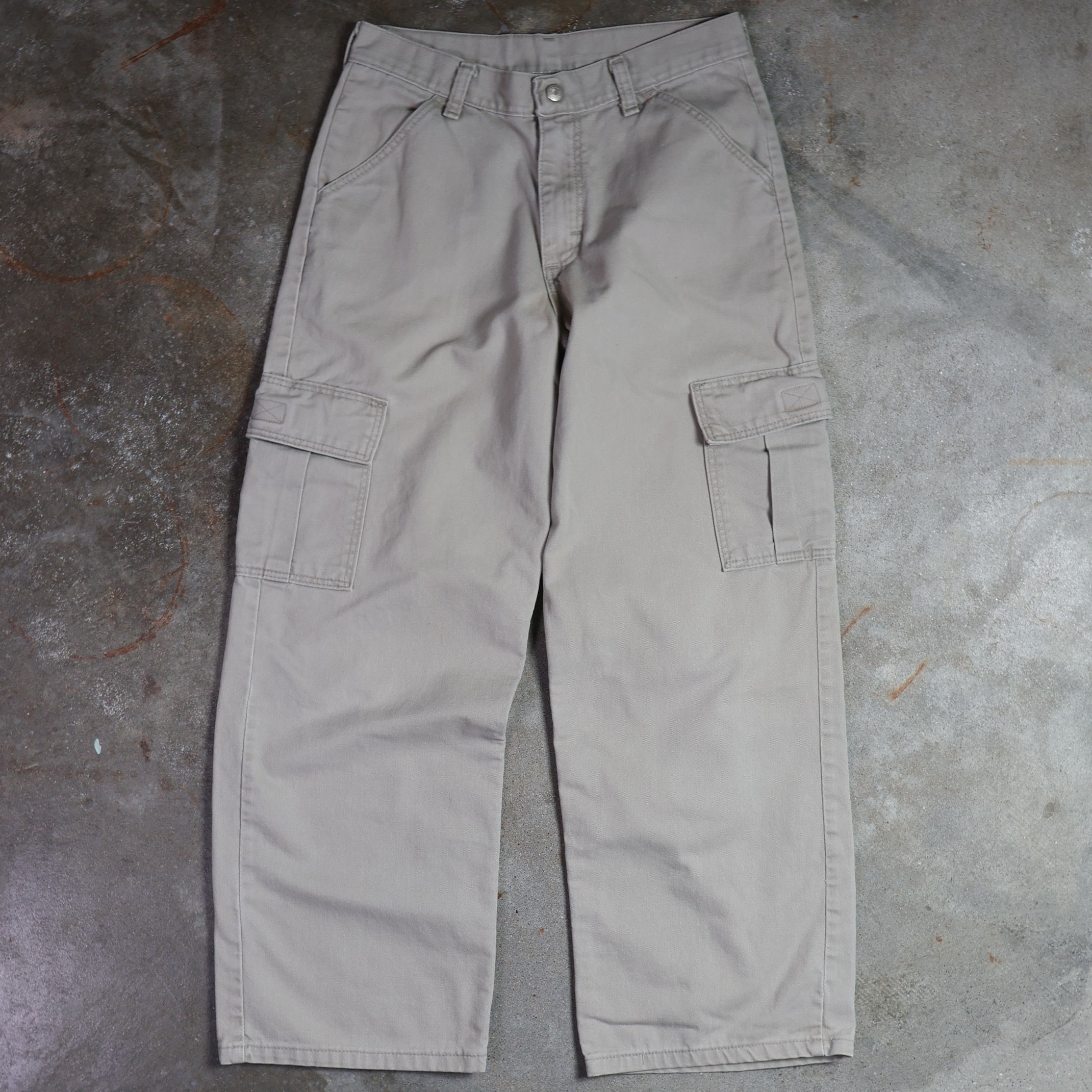 Tan Wrangler Cargo Pants (26")