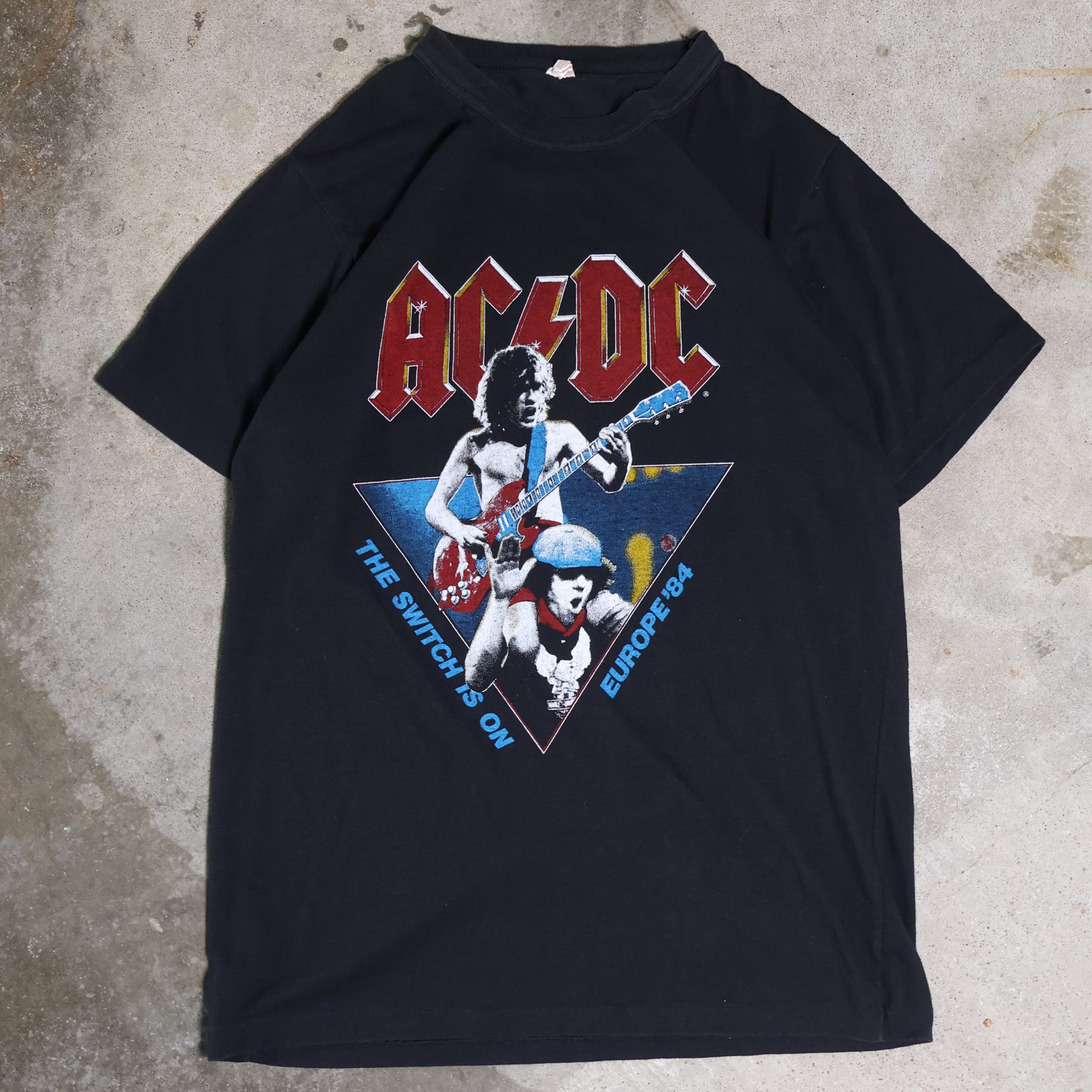 ACDC European Tour 1984 T-Shirt (Large)