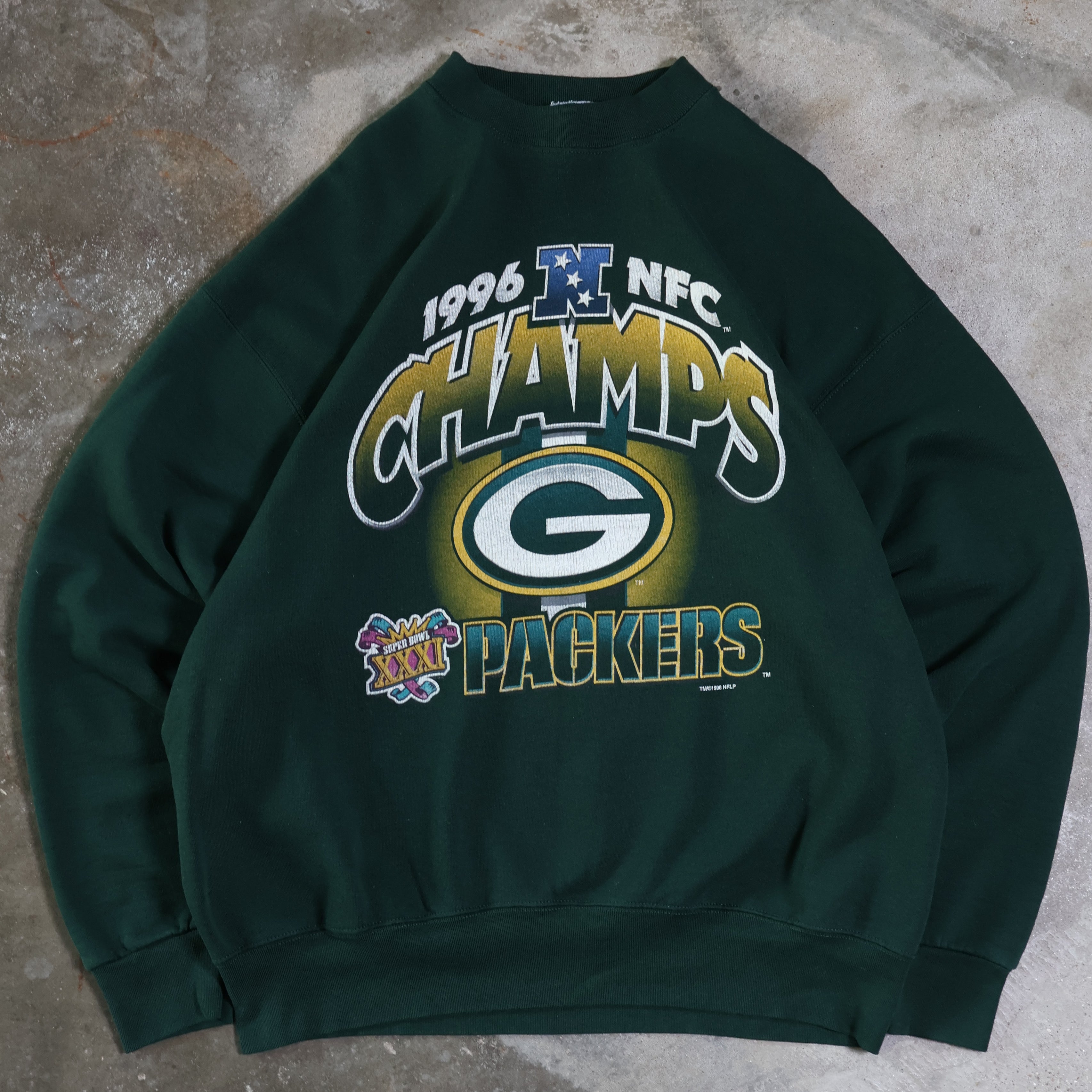 Green Bay Packers NFC Champions 1996 Sweatshirt (XXL)