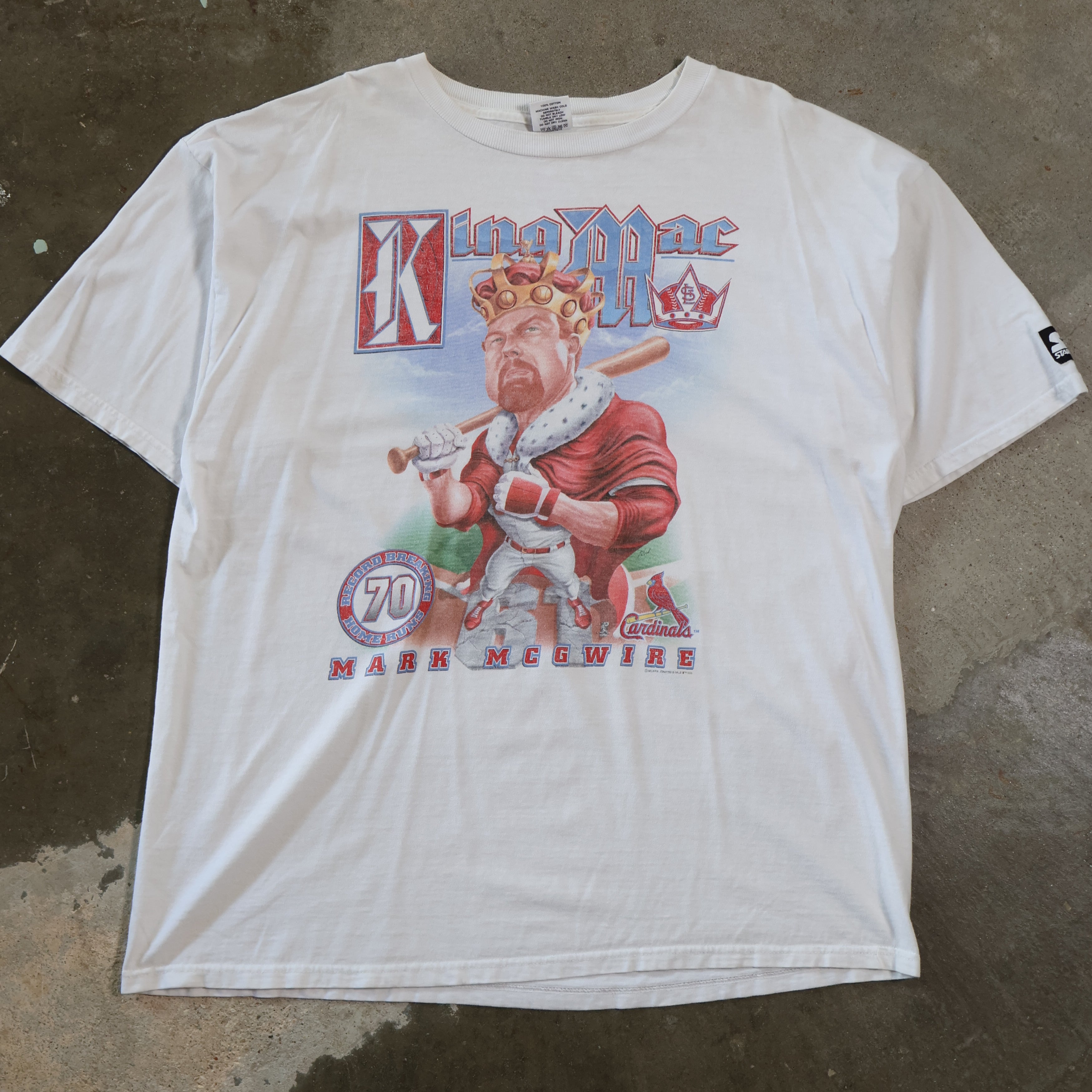 Mark McGwire Home Run Record T-Shirt 1998 (XXL)