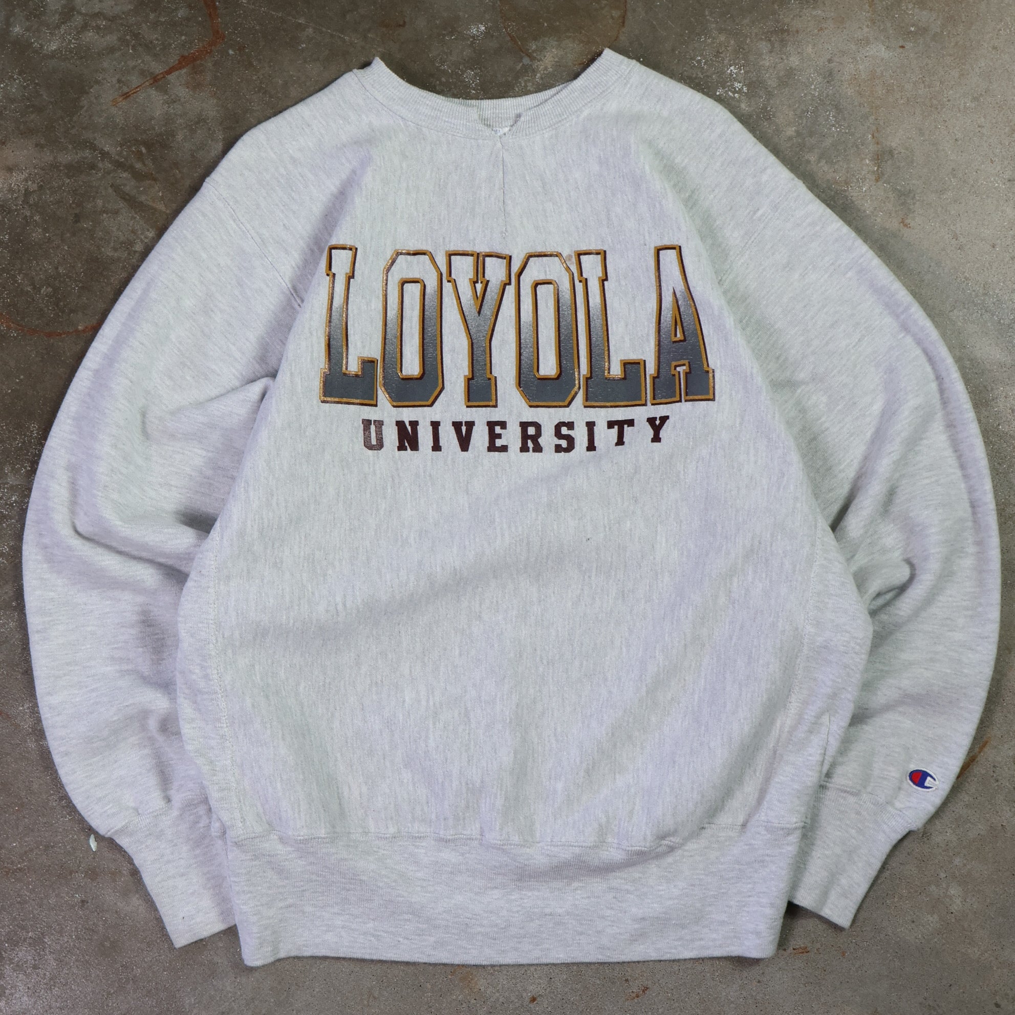 Loyola University Champion Reverse Weave Sweatshirt 90s (Large)