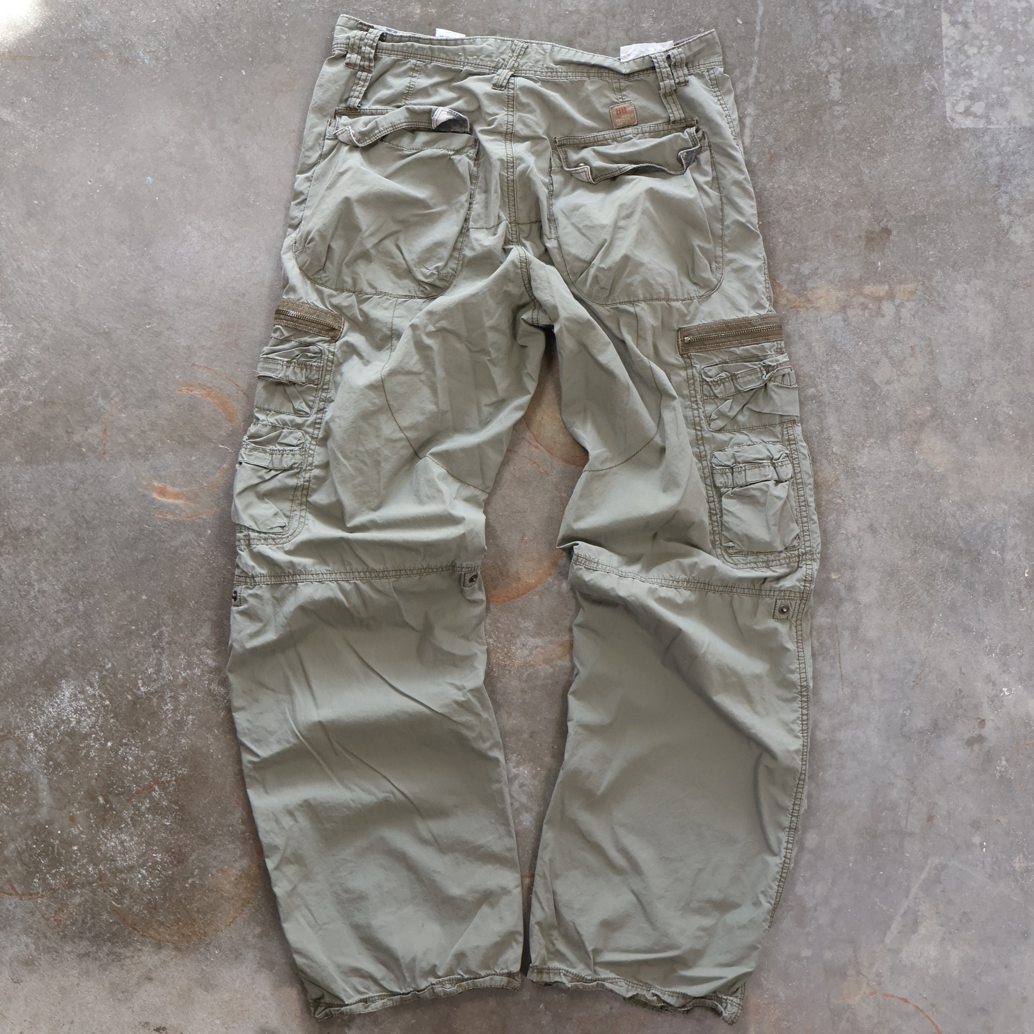 Green Union Bay Baggy Cargo Pants (32")