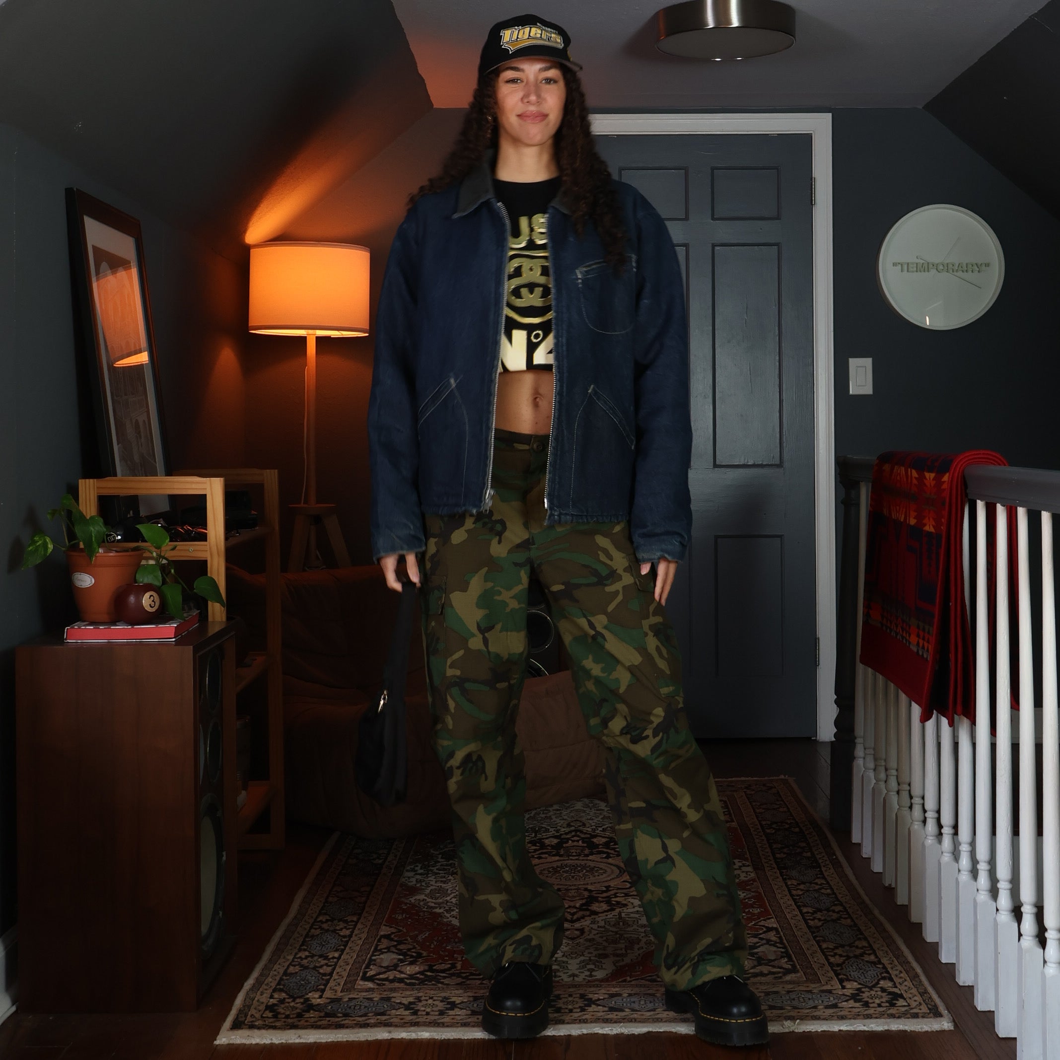 Military Camo Cargo Pants 70/80s (31")