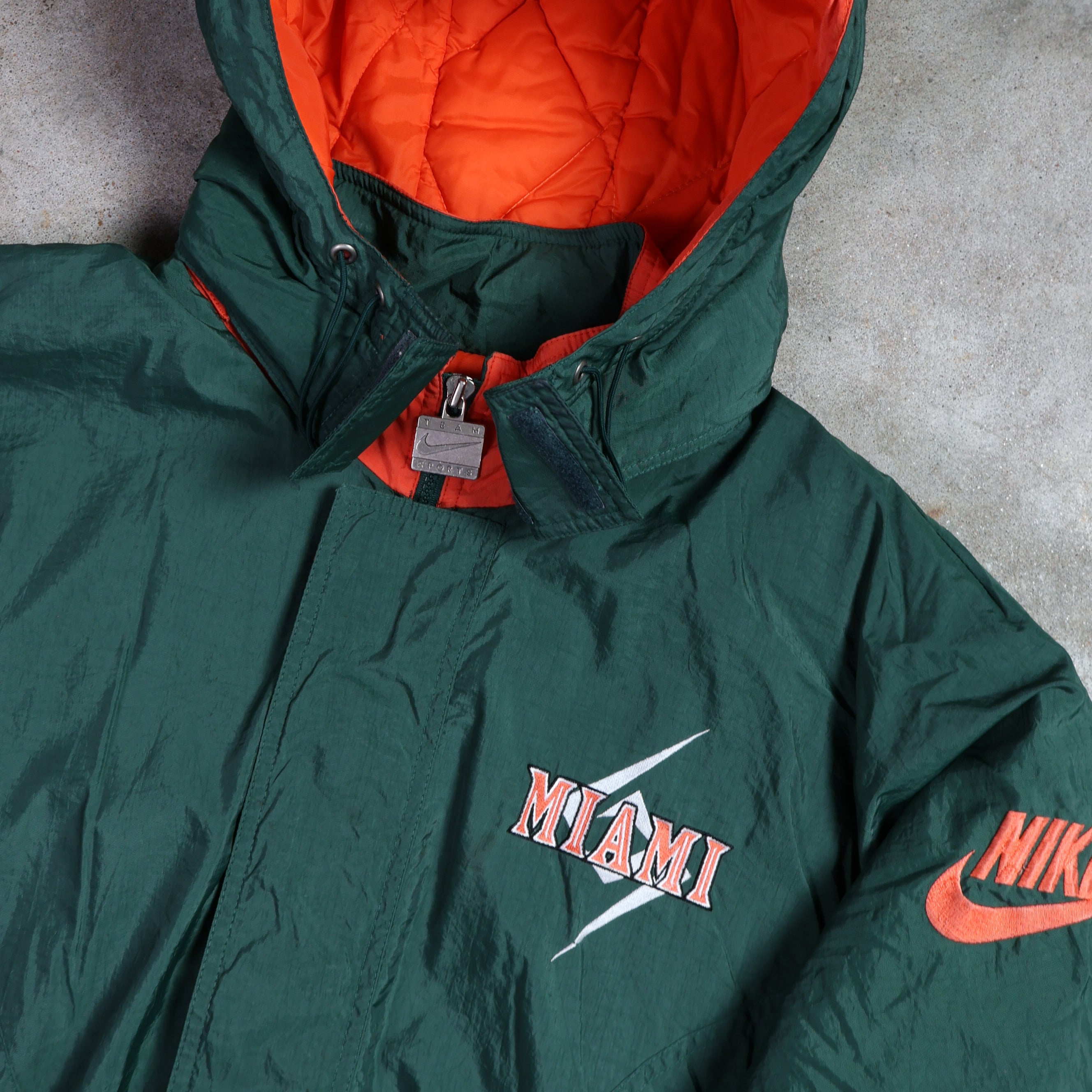 Nike x Miami Hurricanes Puffer Jacket 90s (XL)