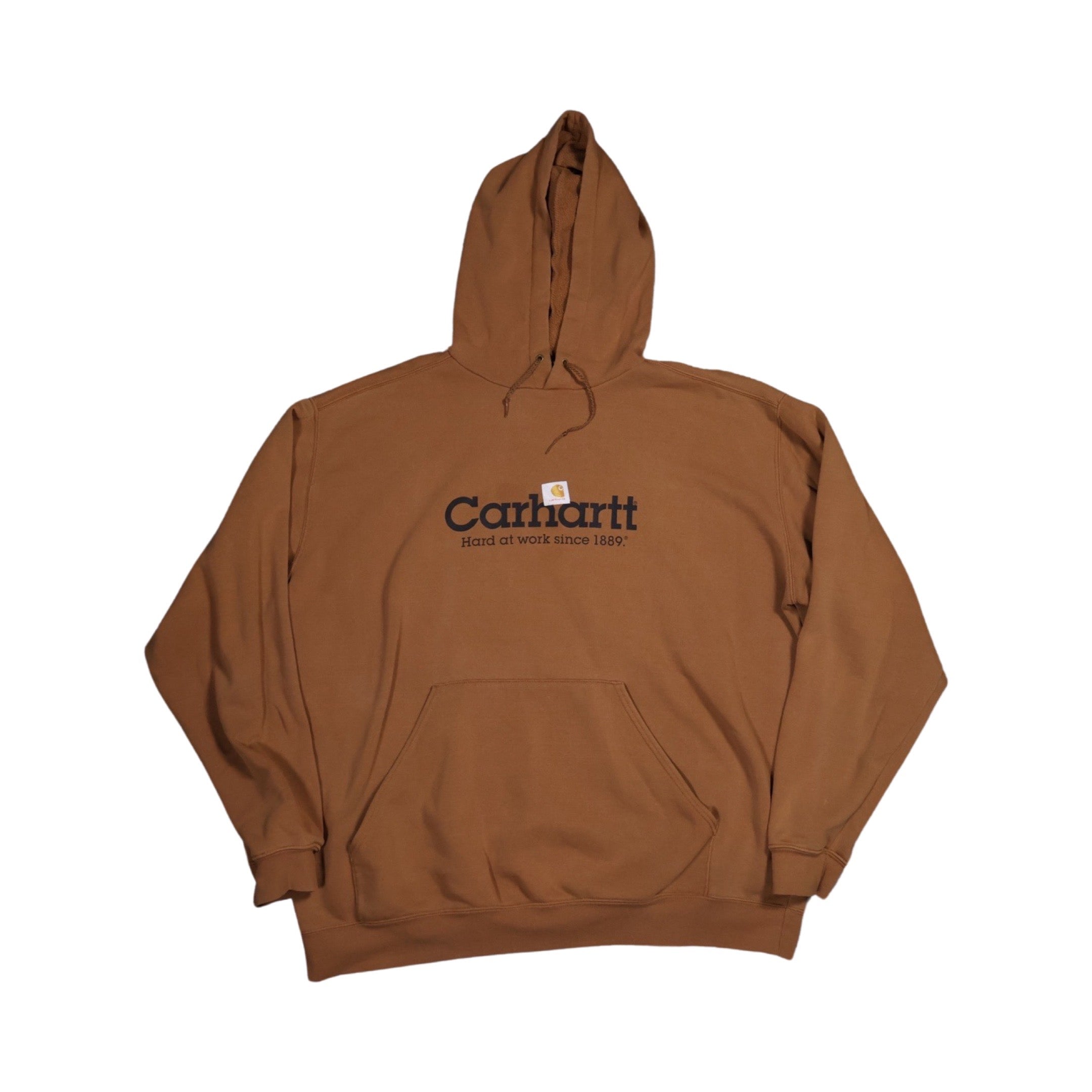 Tan carhartt sale hoodie