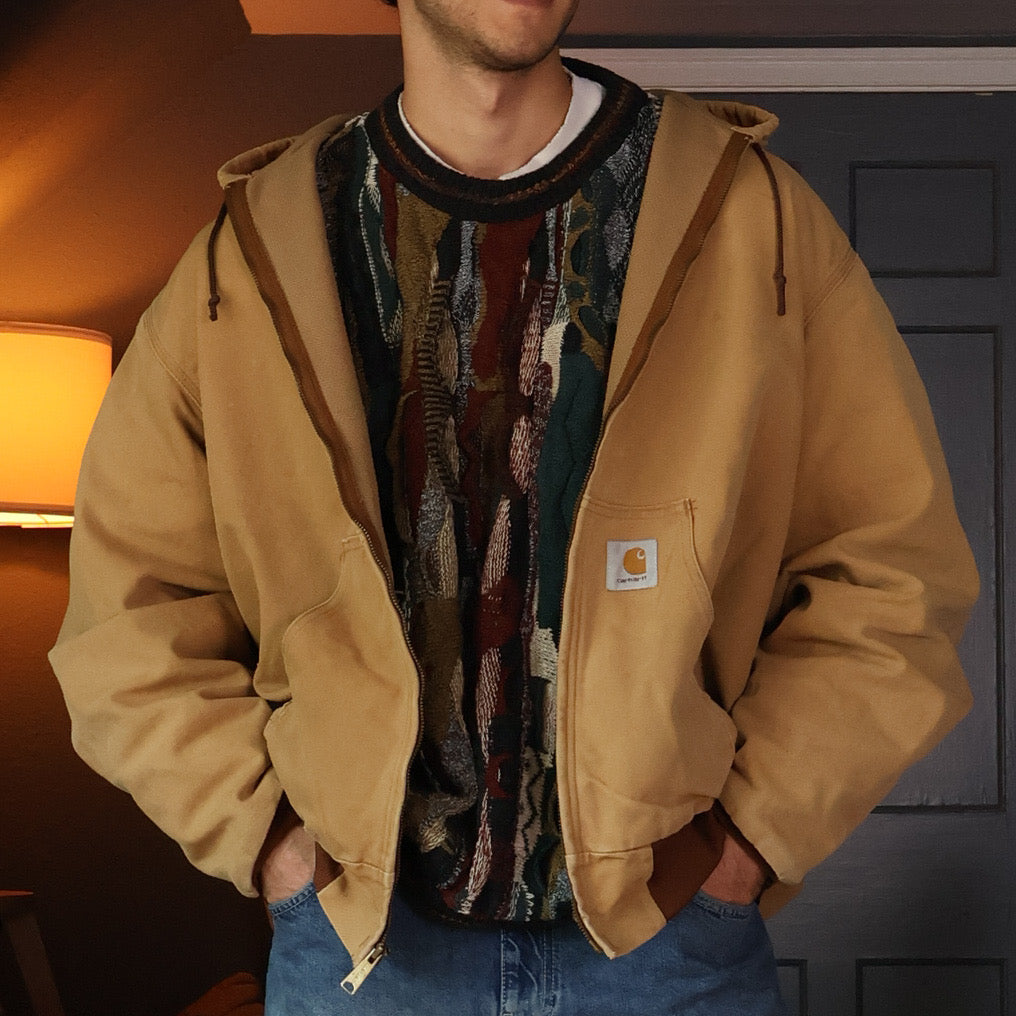 Tan Carhartt Work Jacket (XXL)