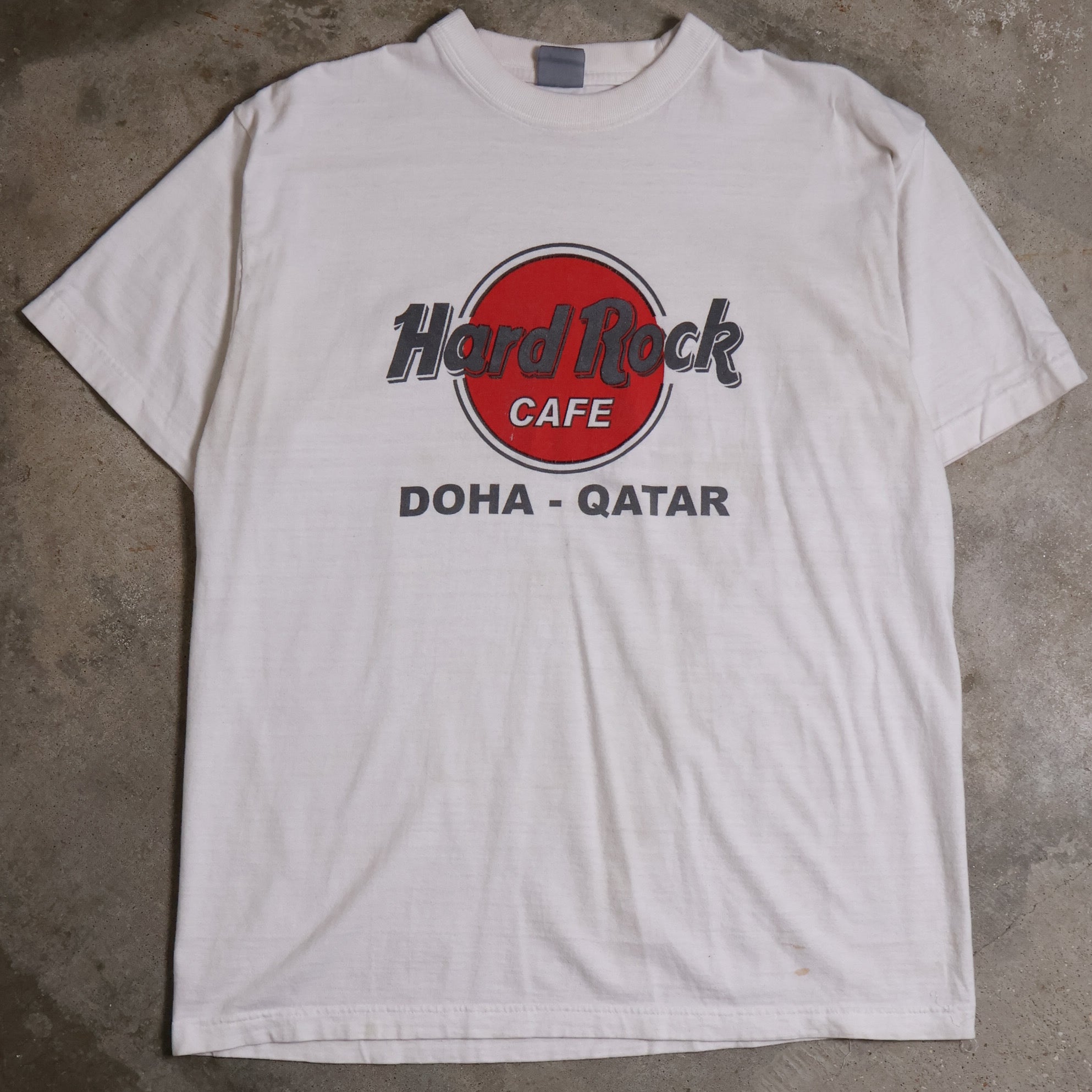 Hard Rock Cafe Doha-Qatar T-Shirt 90s (XL)