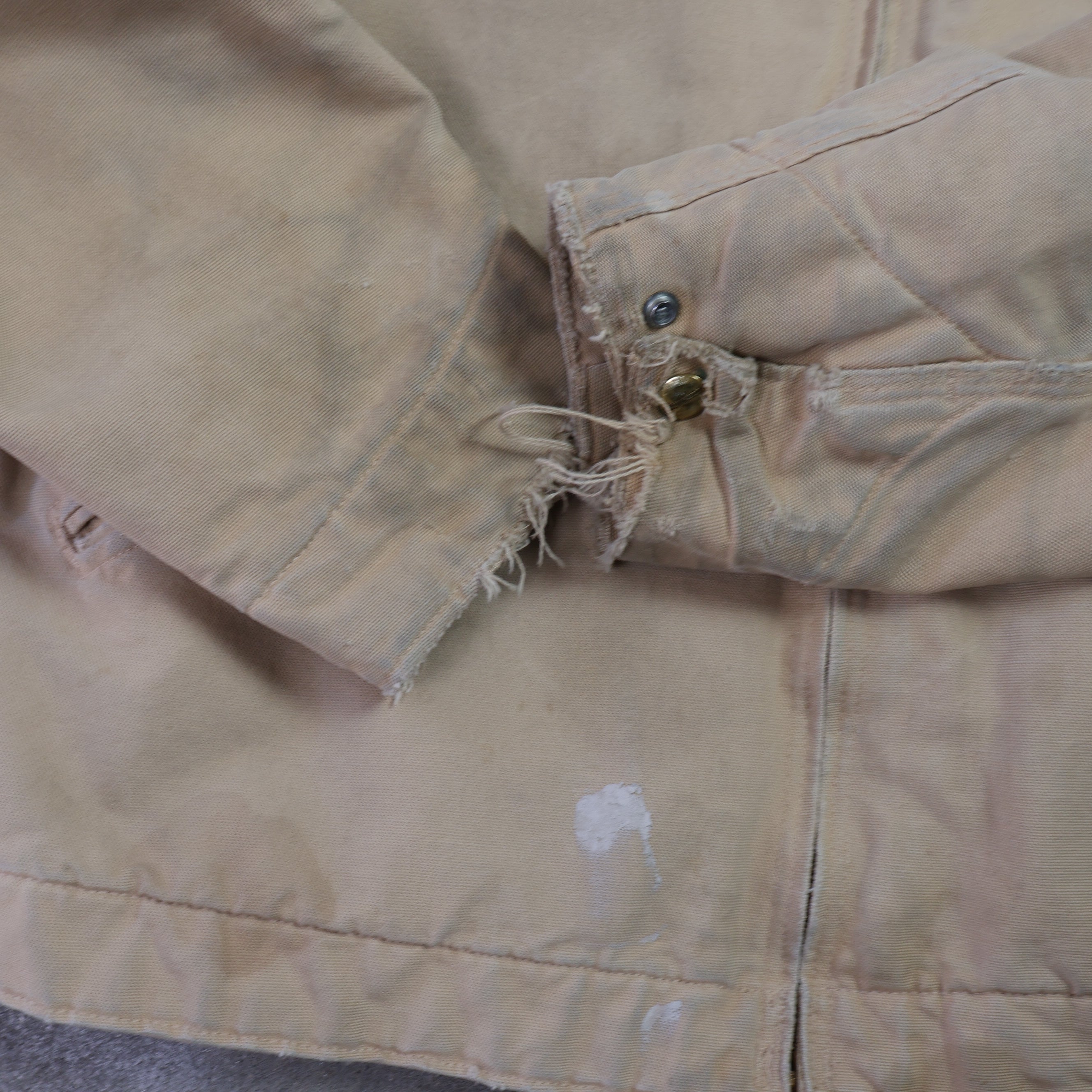 Tan Carhartt Detroit Jacket (Large)