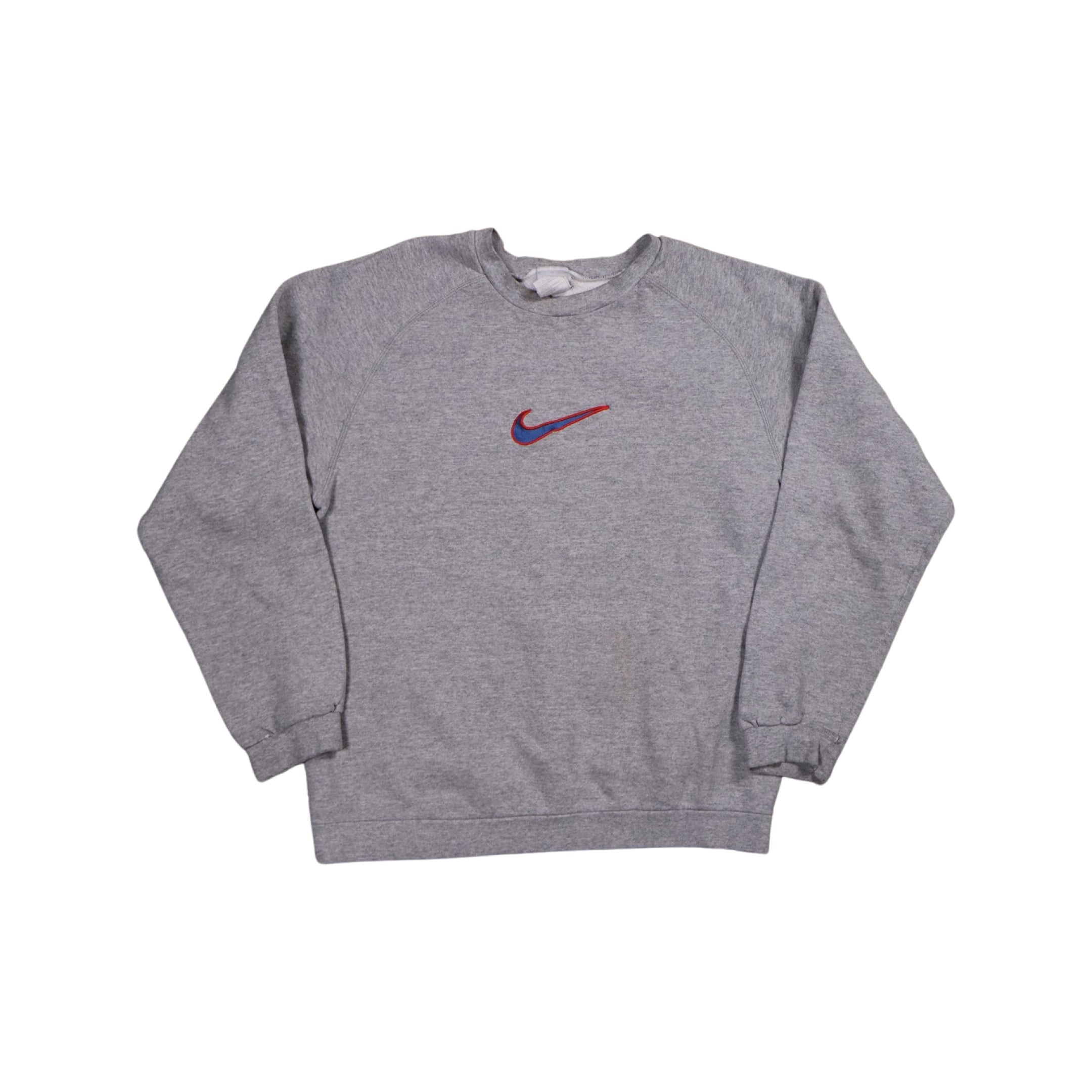 Gray Nike 90s Sweater (Small)