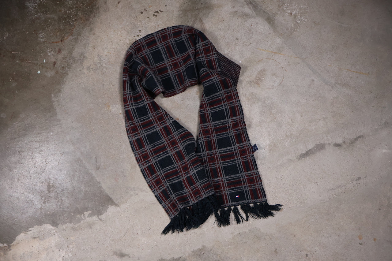 Tommy Hilfiger Navy/Red Scarf