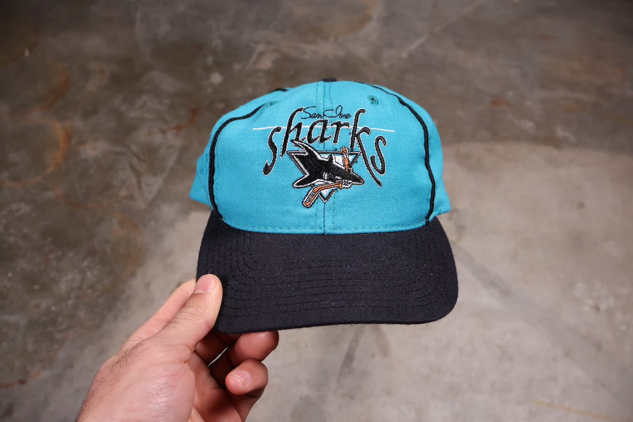 San Jose Sharks 90s Snapback Hat