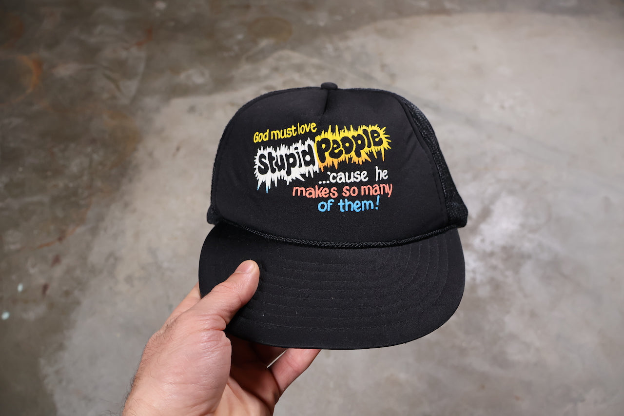 Stupid People 80s Trucker Hat