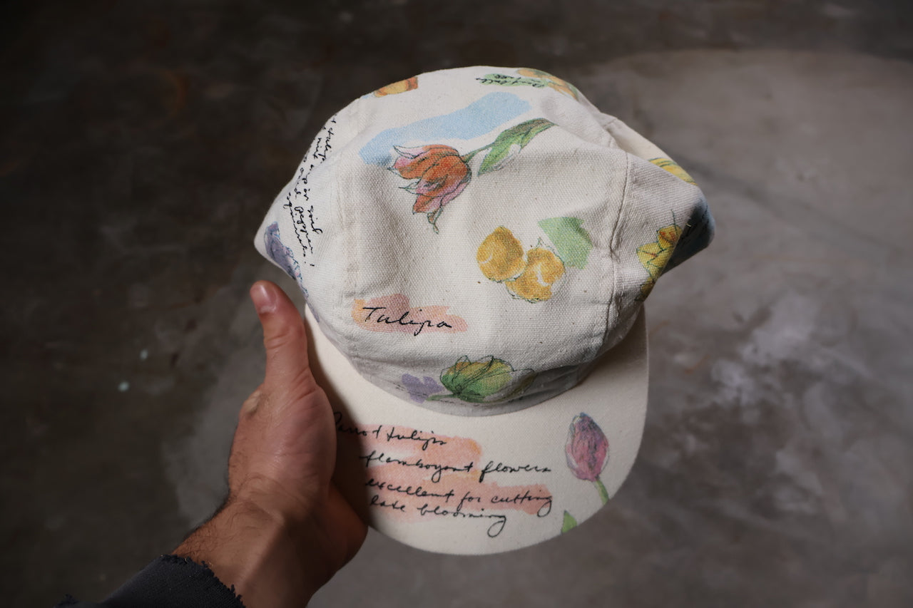 Flower 90s Canvas Panel Hat