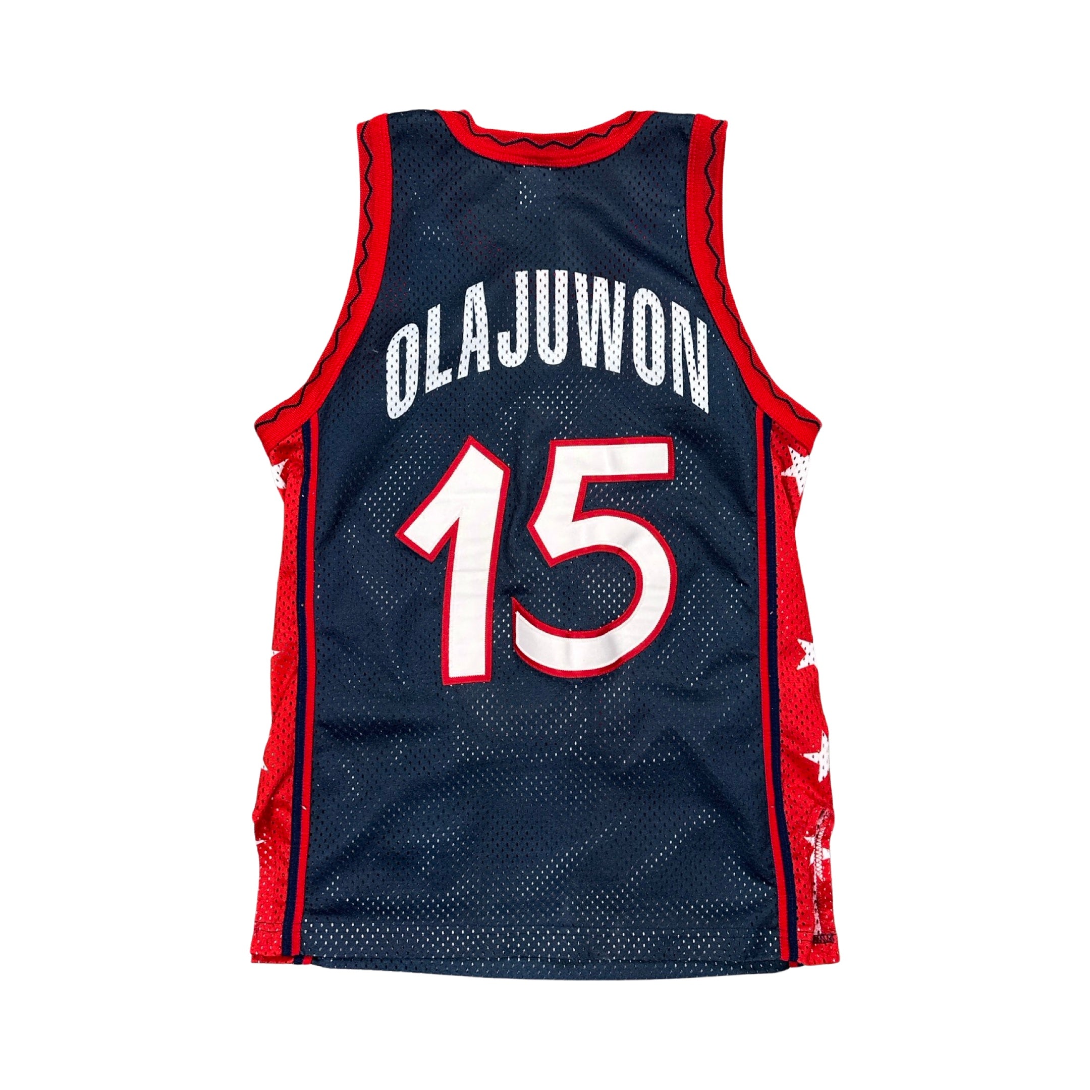Hakeem Olajuwon USA Olympics 90s Basketball Jersey (Medium)