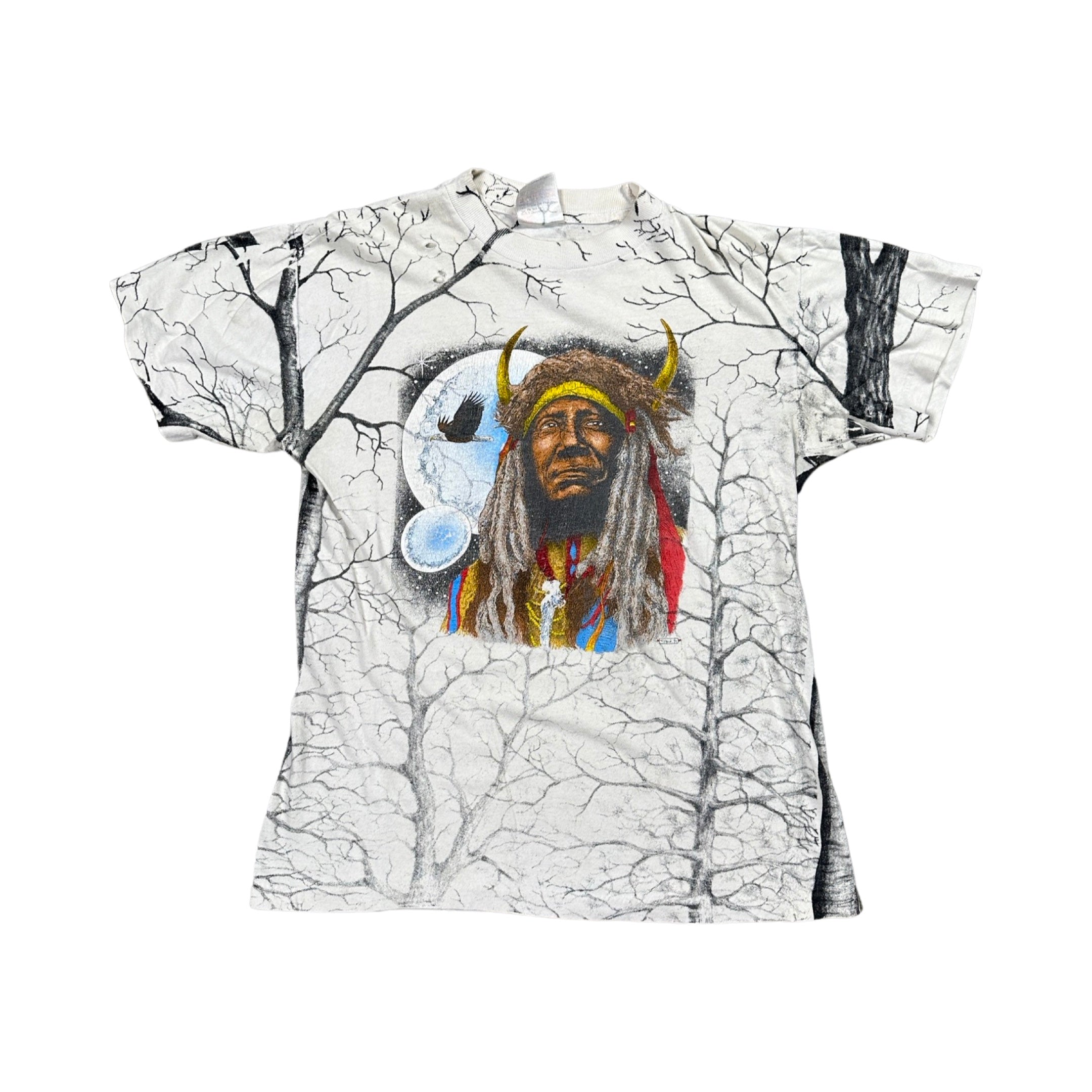 Native American All-Over Print 1991 T-Shirt (Medium)