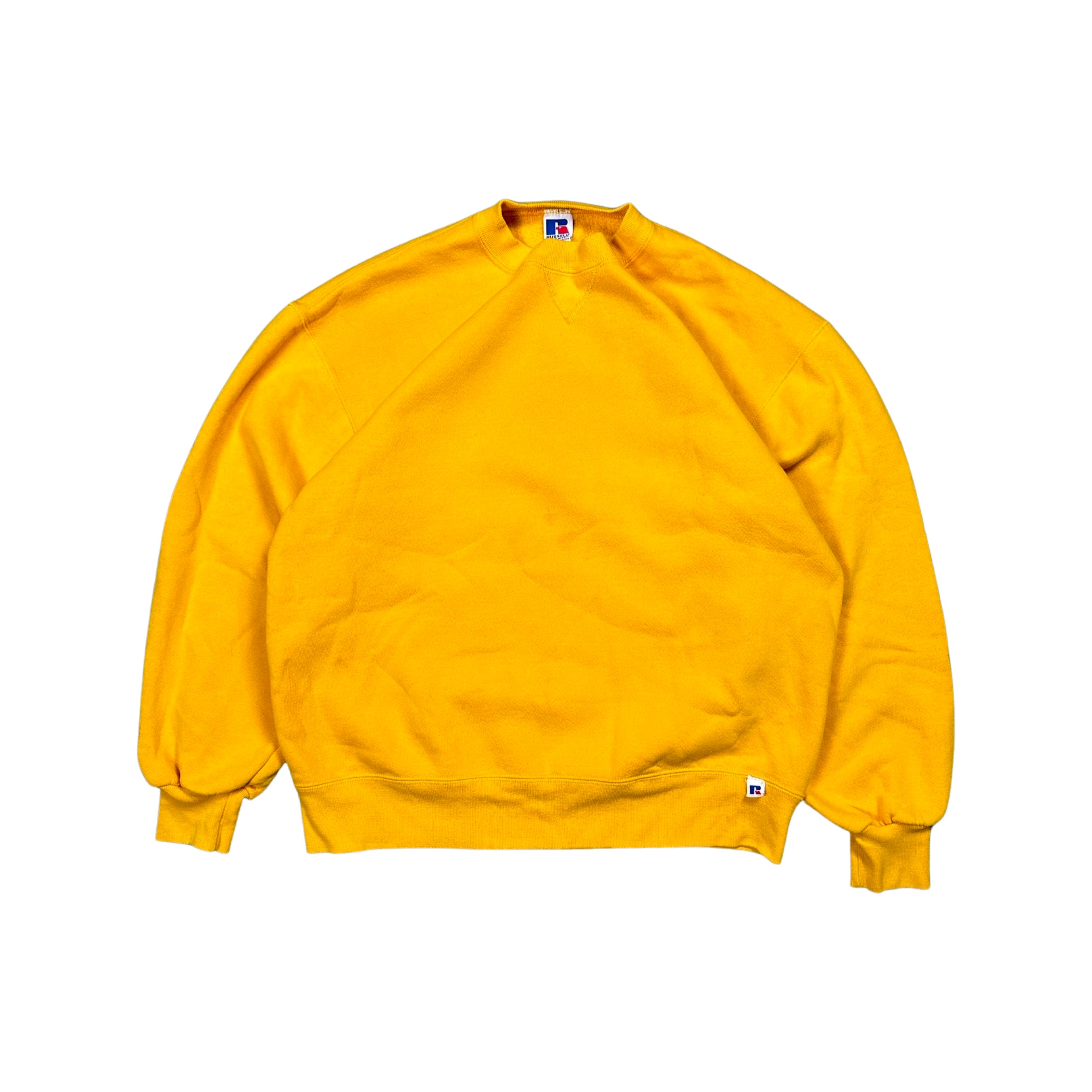 Yellow Russell 90s Sweater Essential (Large)