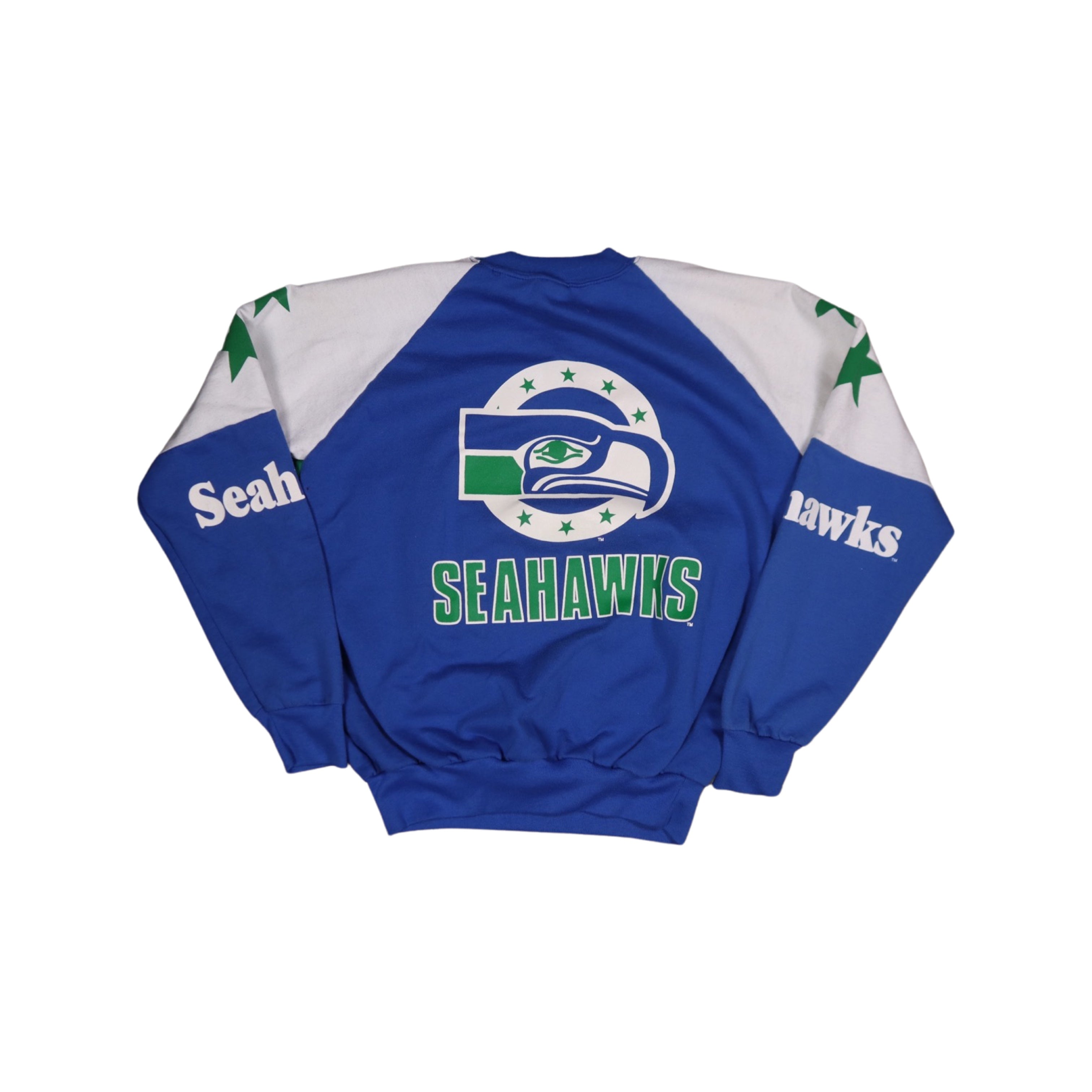 Seattle Seahawks All-Over Print 80s/90s Sweater Grail (Medium)