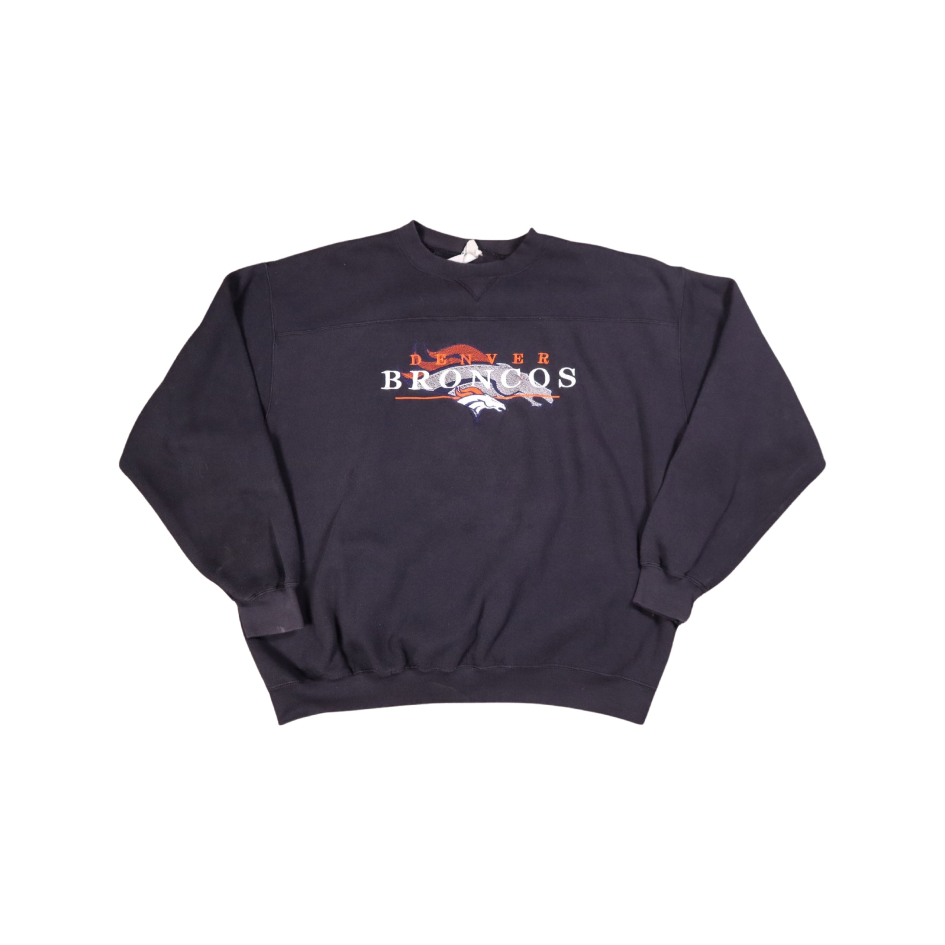 Black Denver Broncos 90s Sweater (XL)