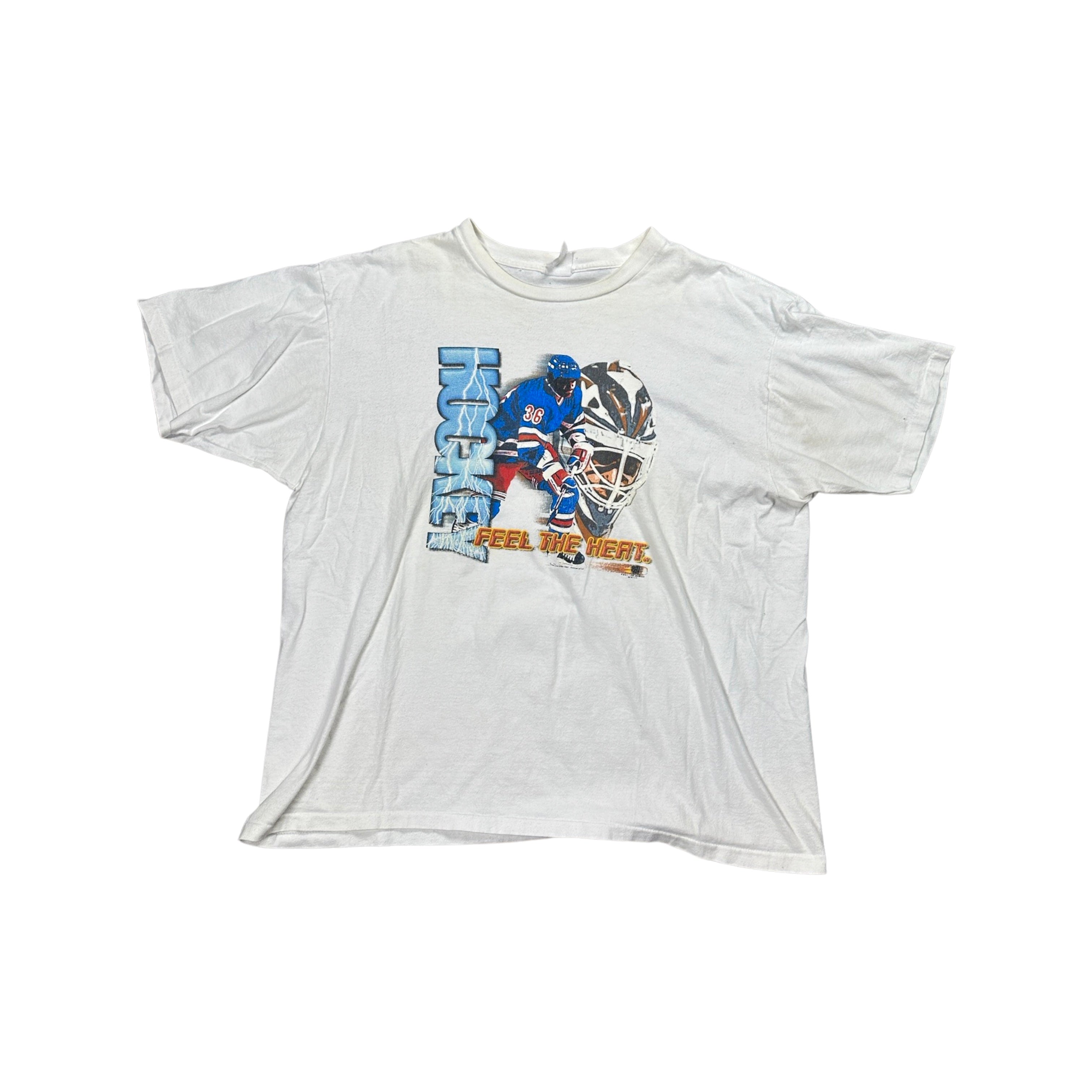 Hockey Feel the Heat 90s T-Shirt (XL)
