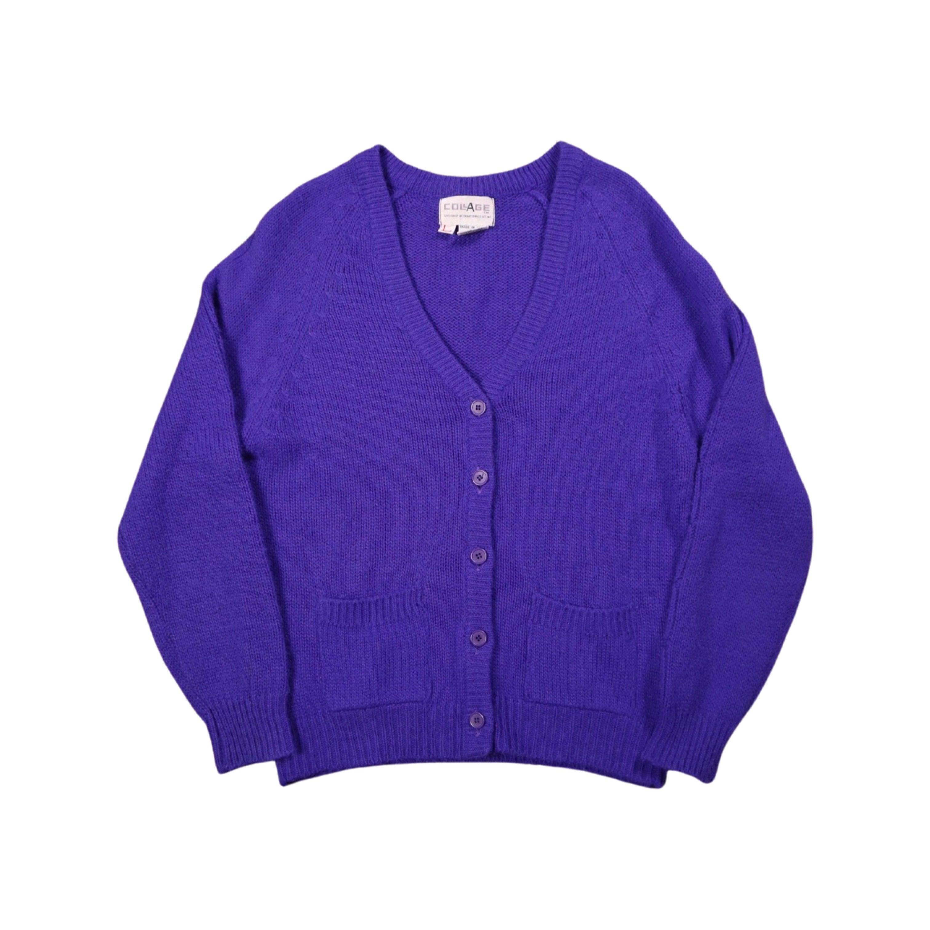 Purple 90s Cardigan (Small)