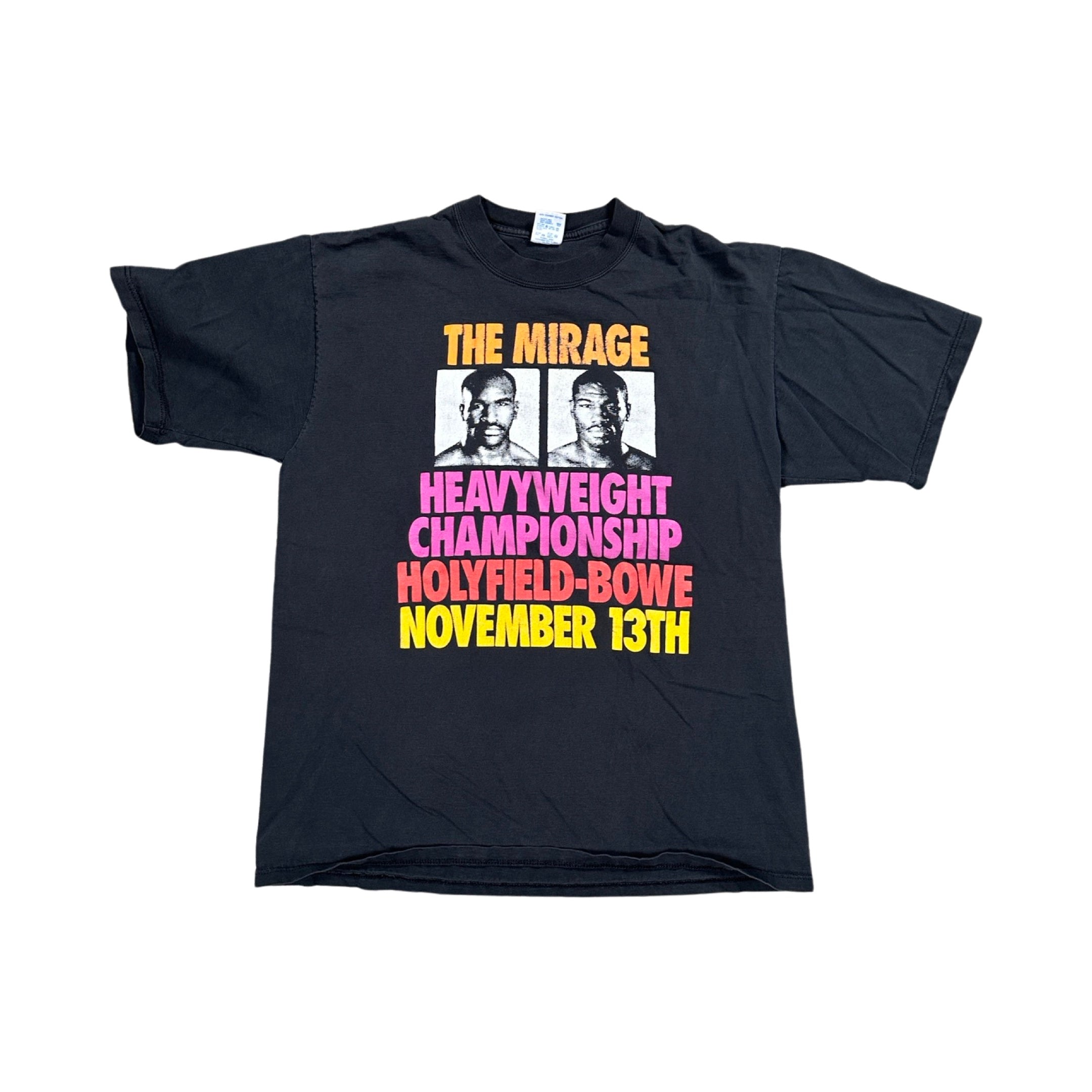 Holyfield vs. Bowe 90s Boxing Promo T-Shirt Grail (Large)