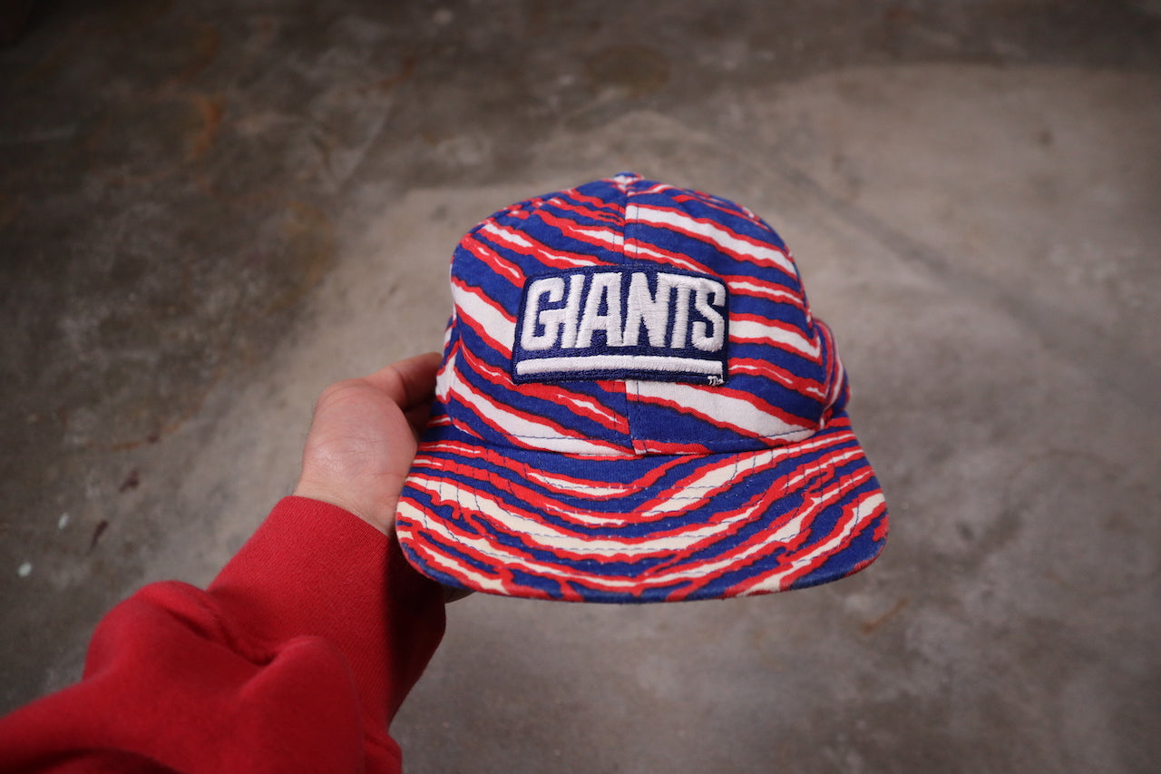 New York Giants 90s Zubaz Snapback Hat