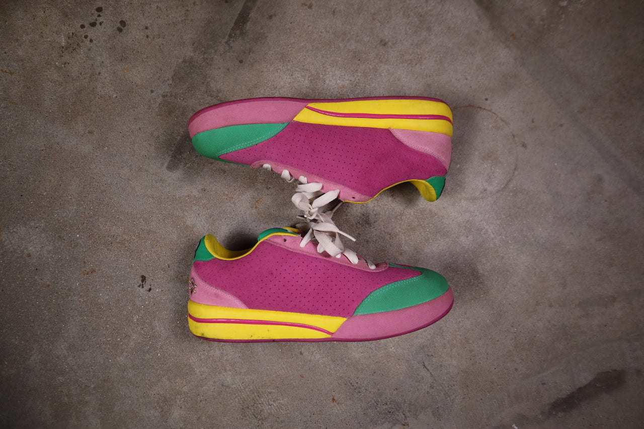 Reebok x Pharrell Board Flip "Pink Green" Shoes Grail (Size 9M)