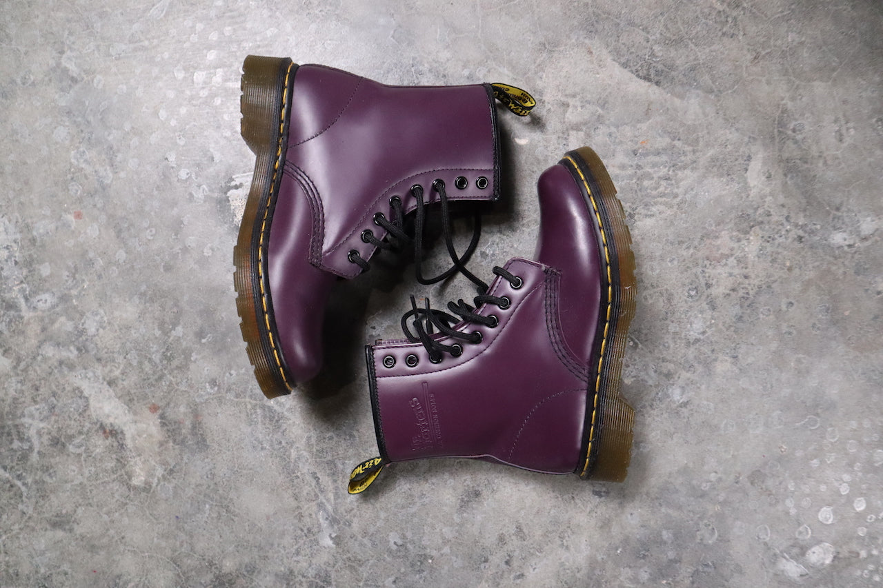 Purple Doc Marten Boots (Women's Size 6)